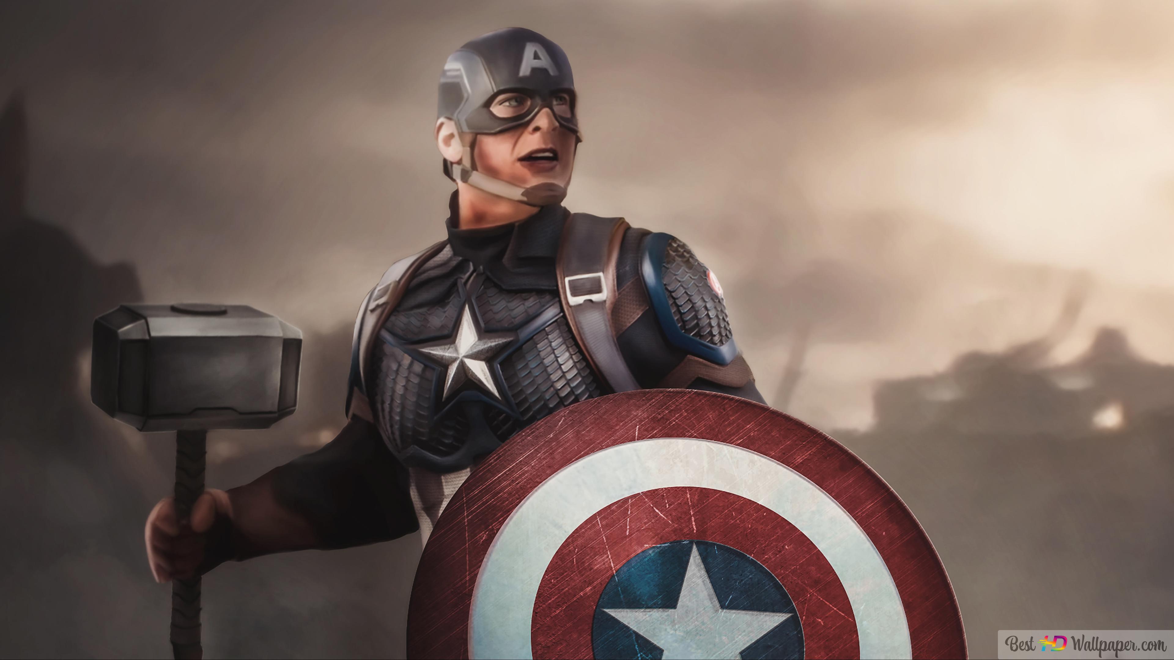 Captain America Thor Hammer Wallpapers