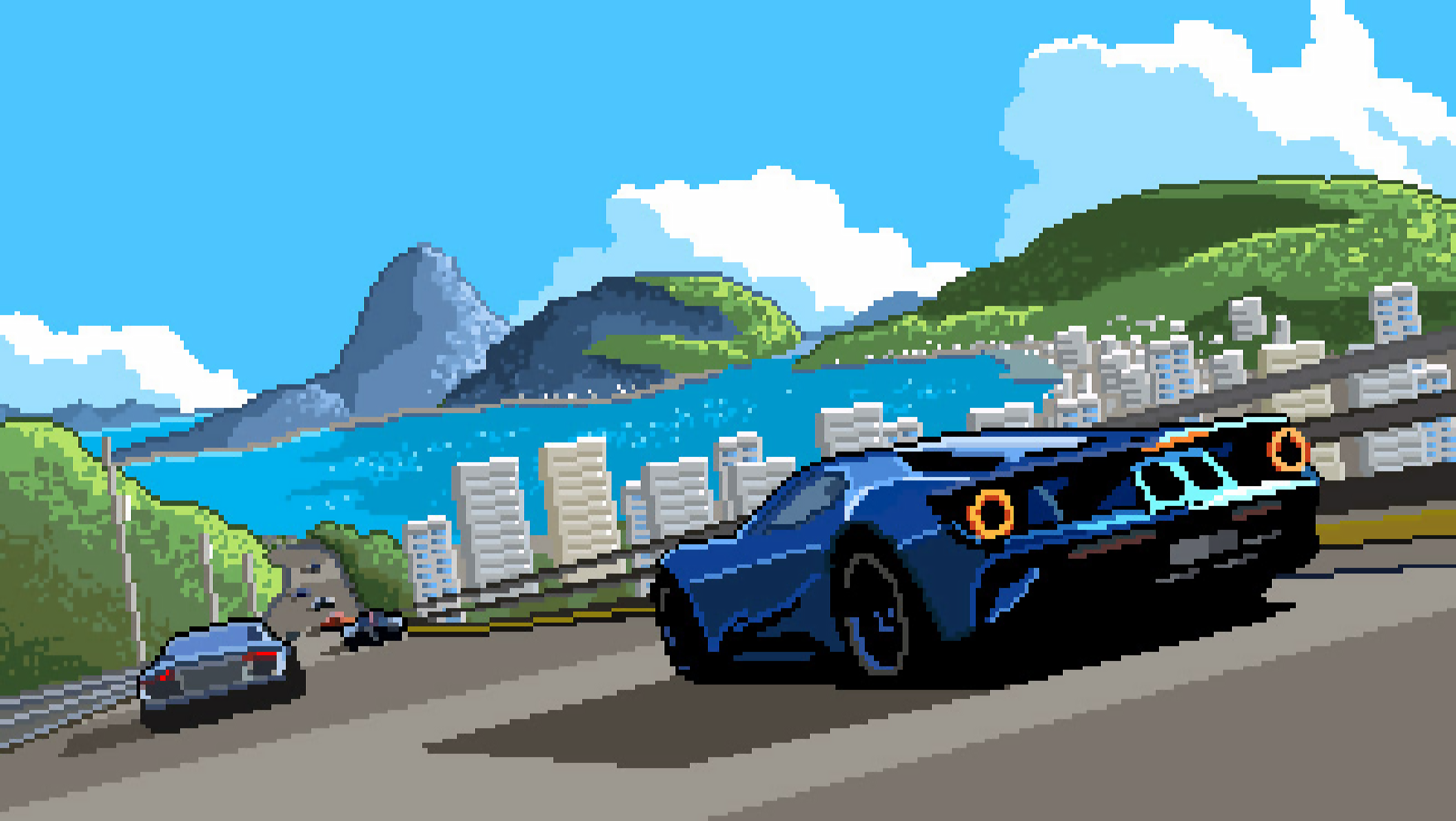 Car Pixel Art Wallpapers