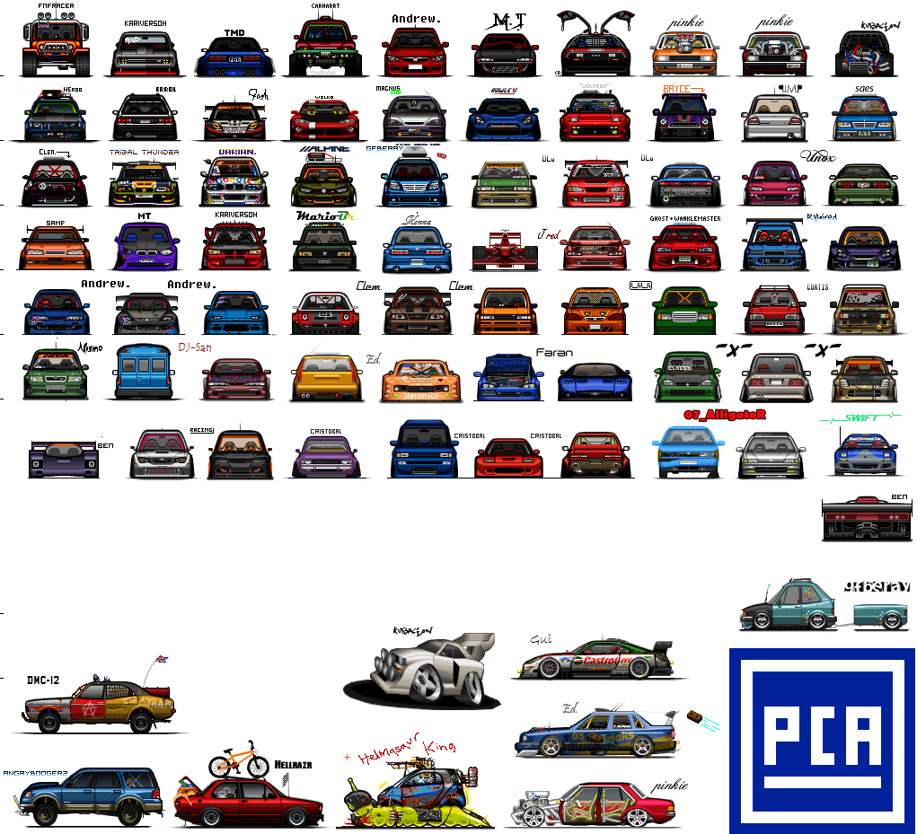 Car Pixel Art Wallpapers