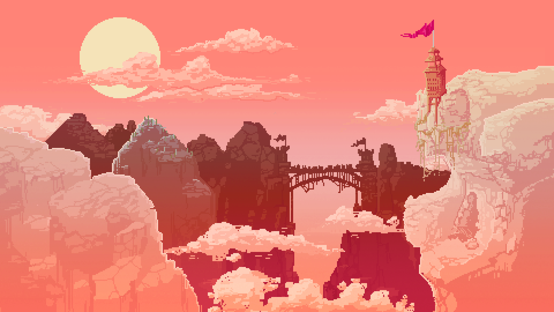 Castle Pixel Art Wallpapers