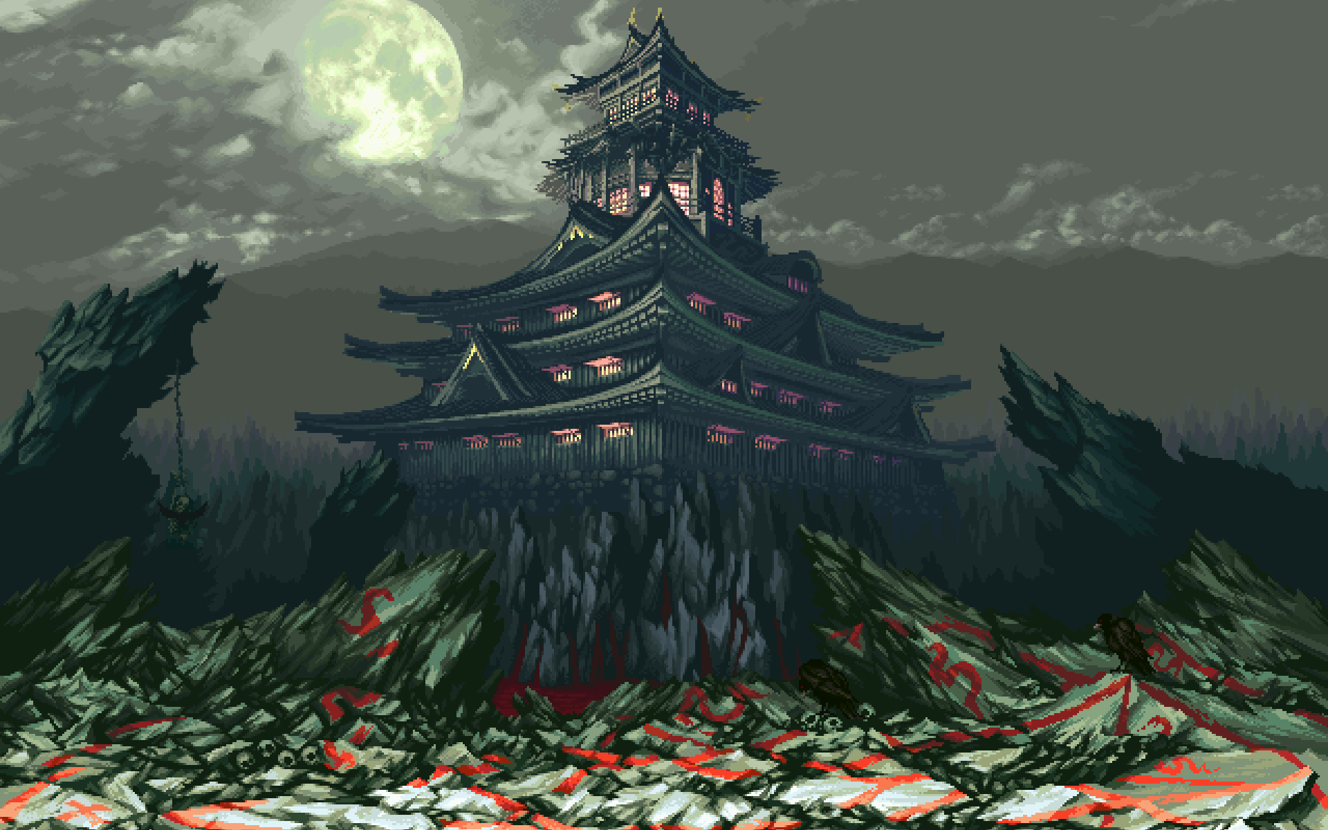 Castle Pixel Art Wallpapers