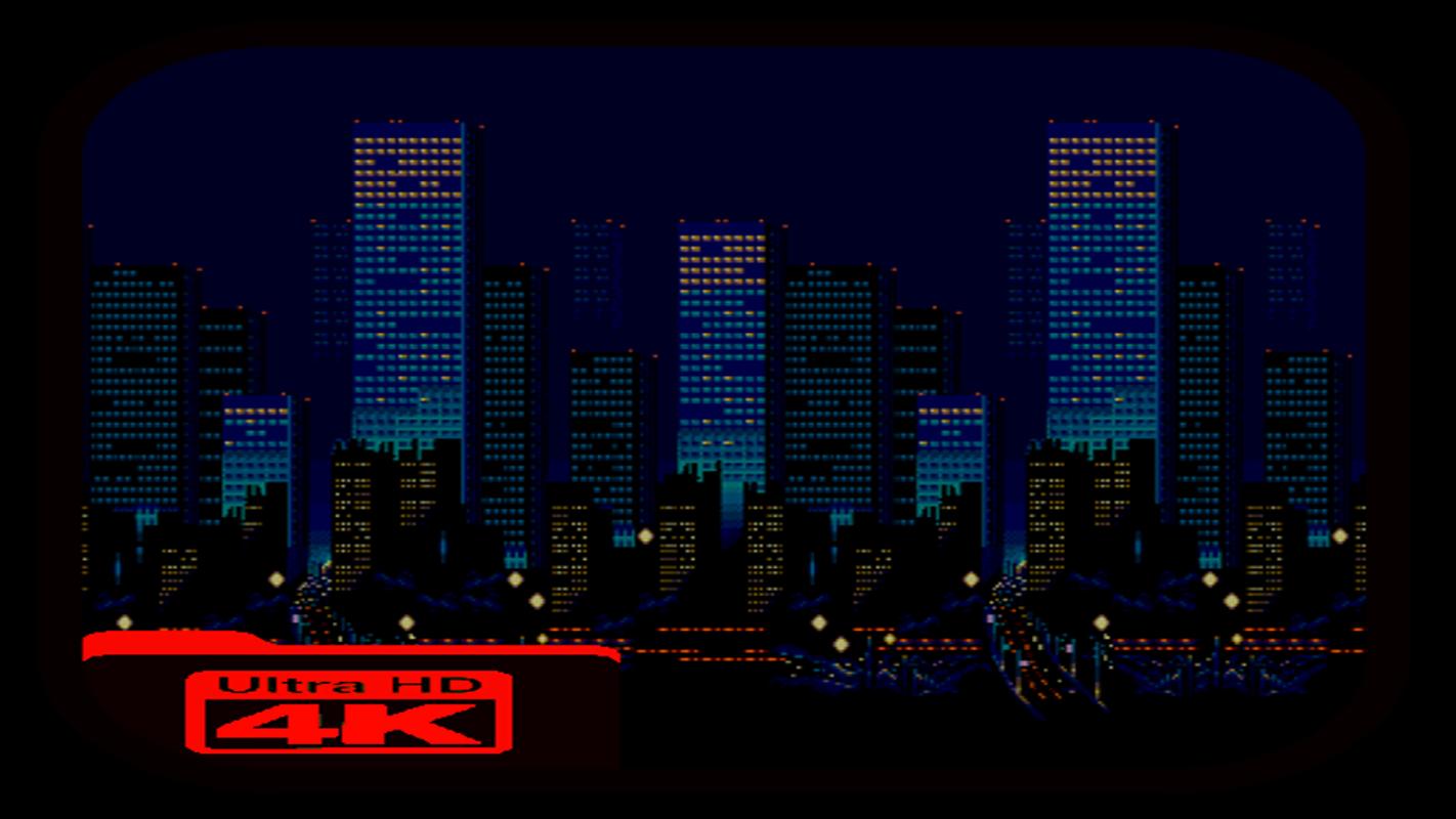 City Building Sunshine Pixel Art Wallpapers