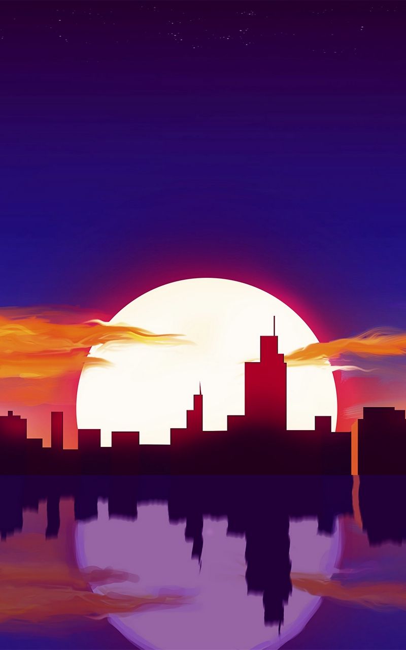 City Vector Illustration Art Wallpapers