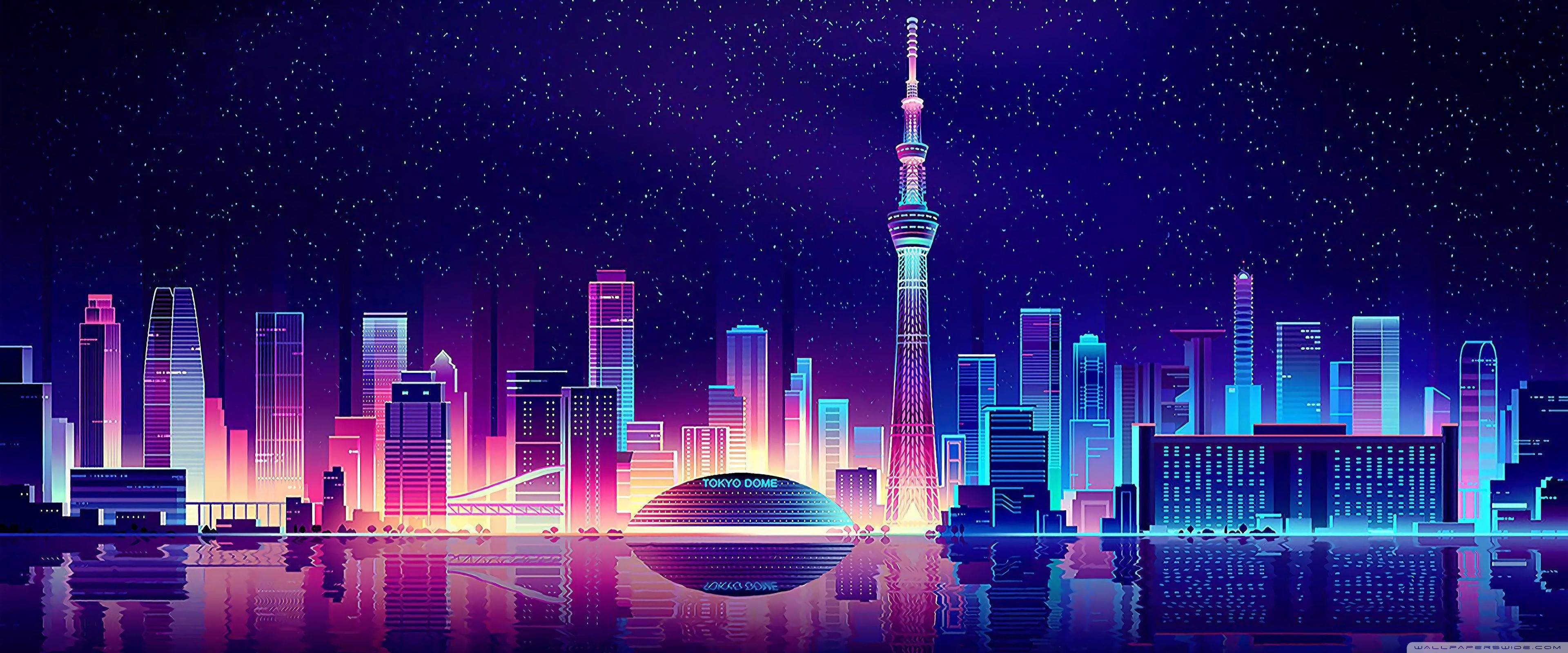 City Vector Illustration Art Wallpapers