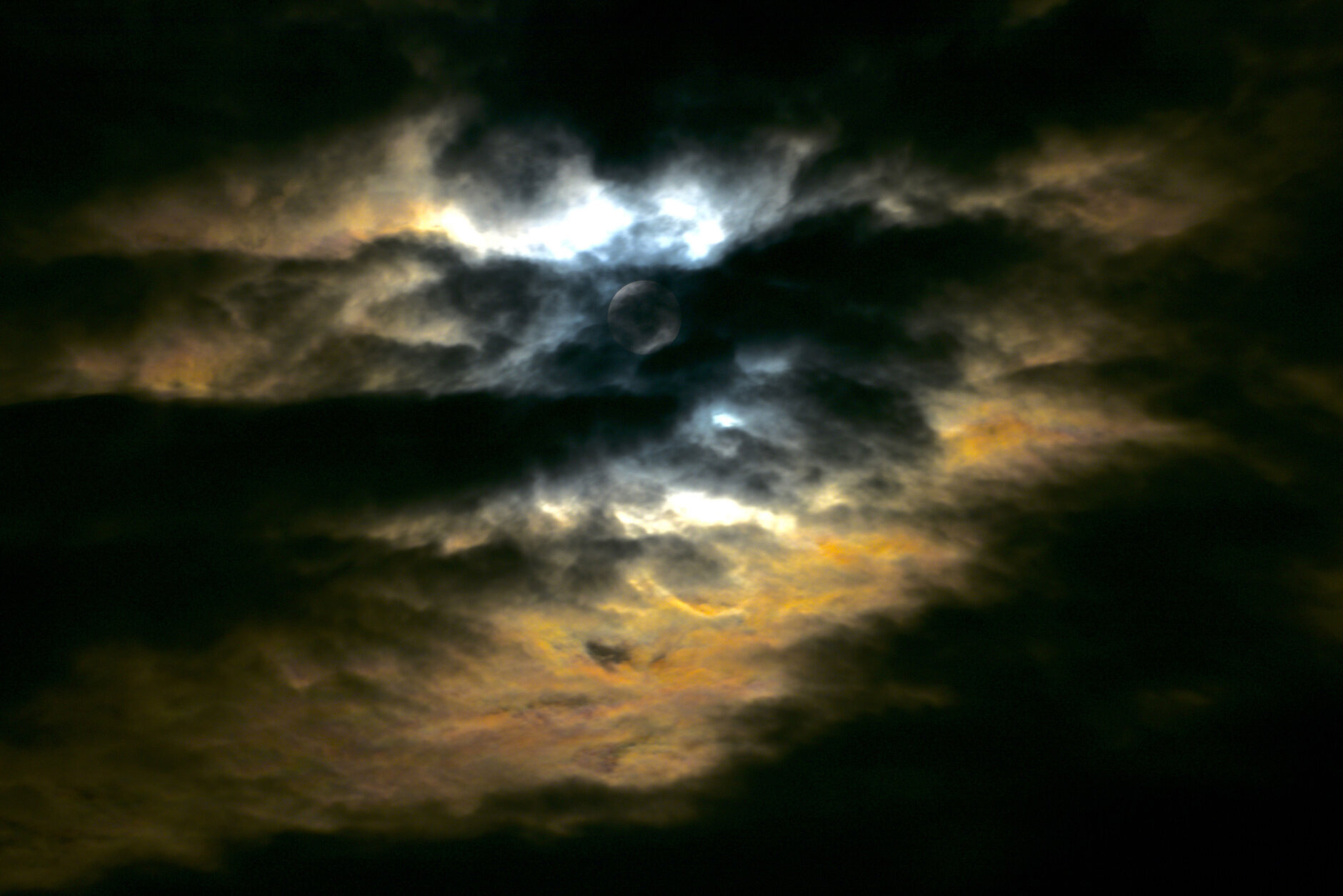 Cloud Eclipse Evening Moon Wallpapers