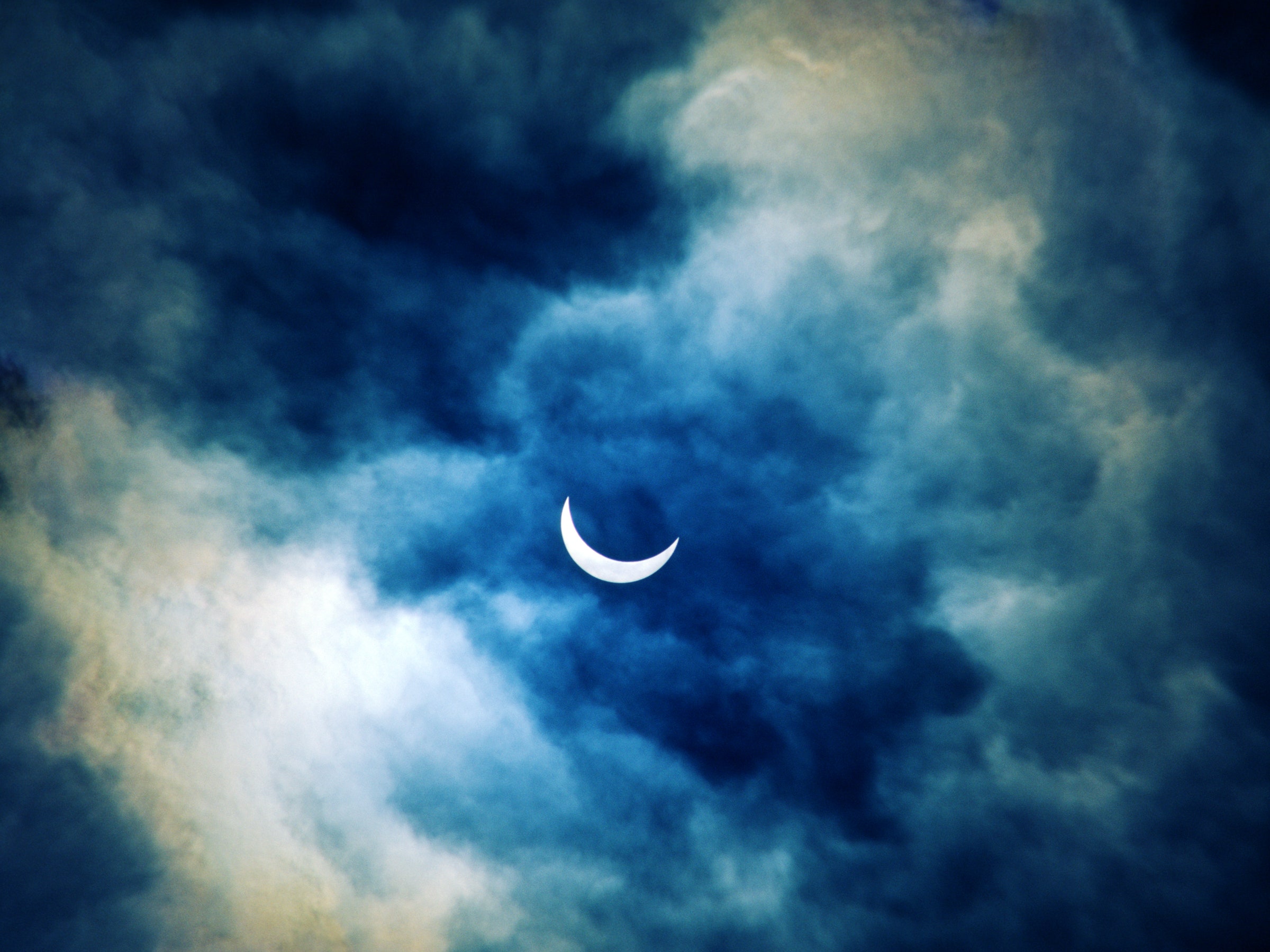 Cloud Eclipse Evening Moon Wallpapers