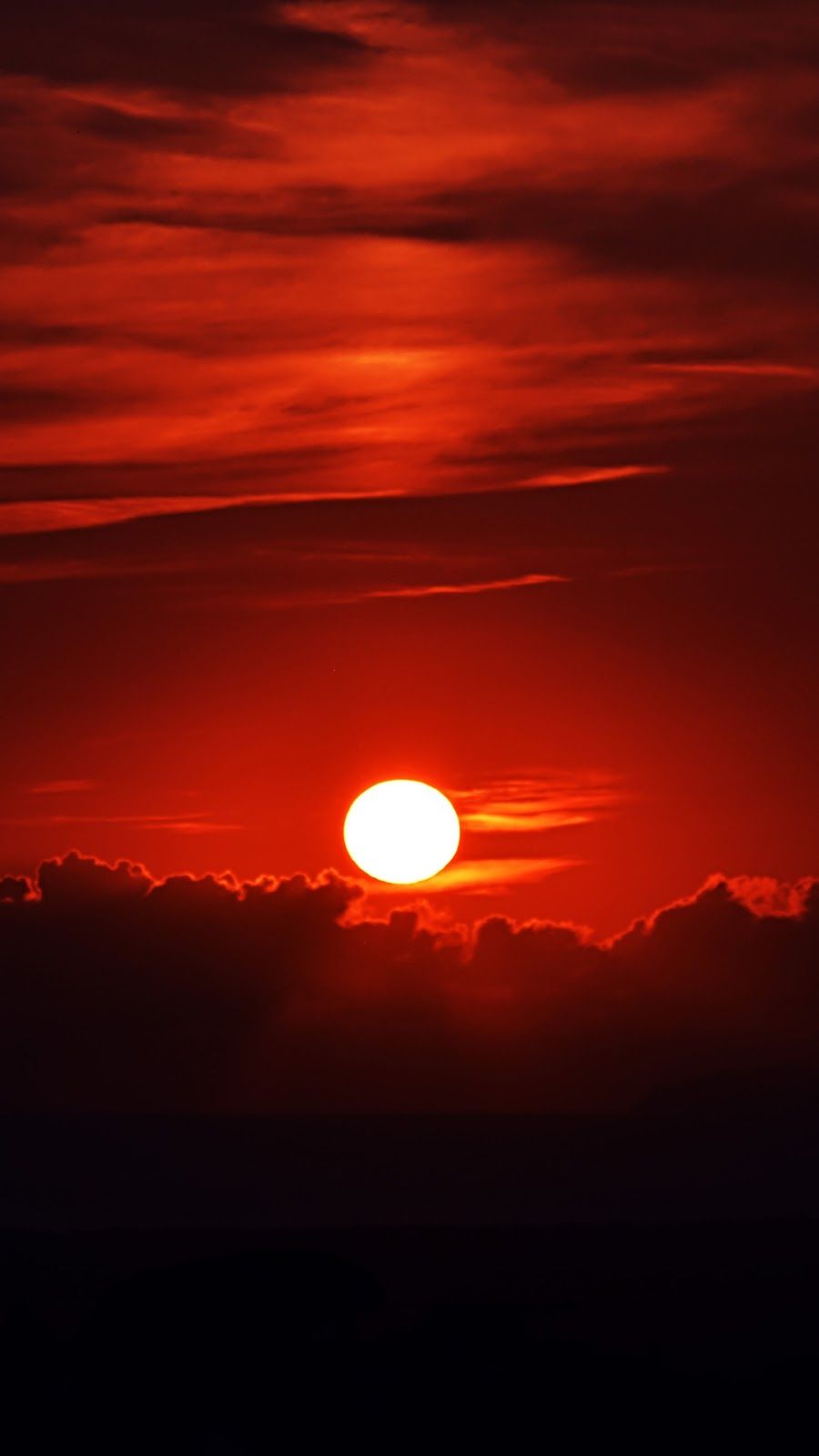 Cold Red Light Sunset Wallpapers
