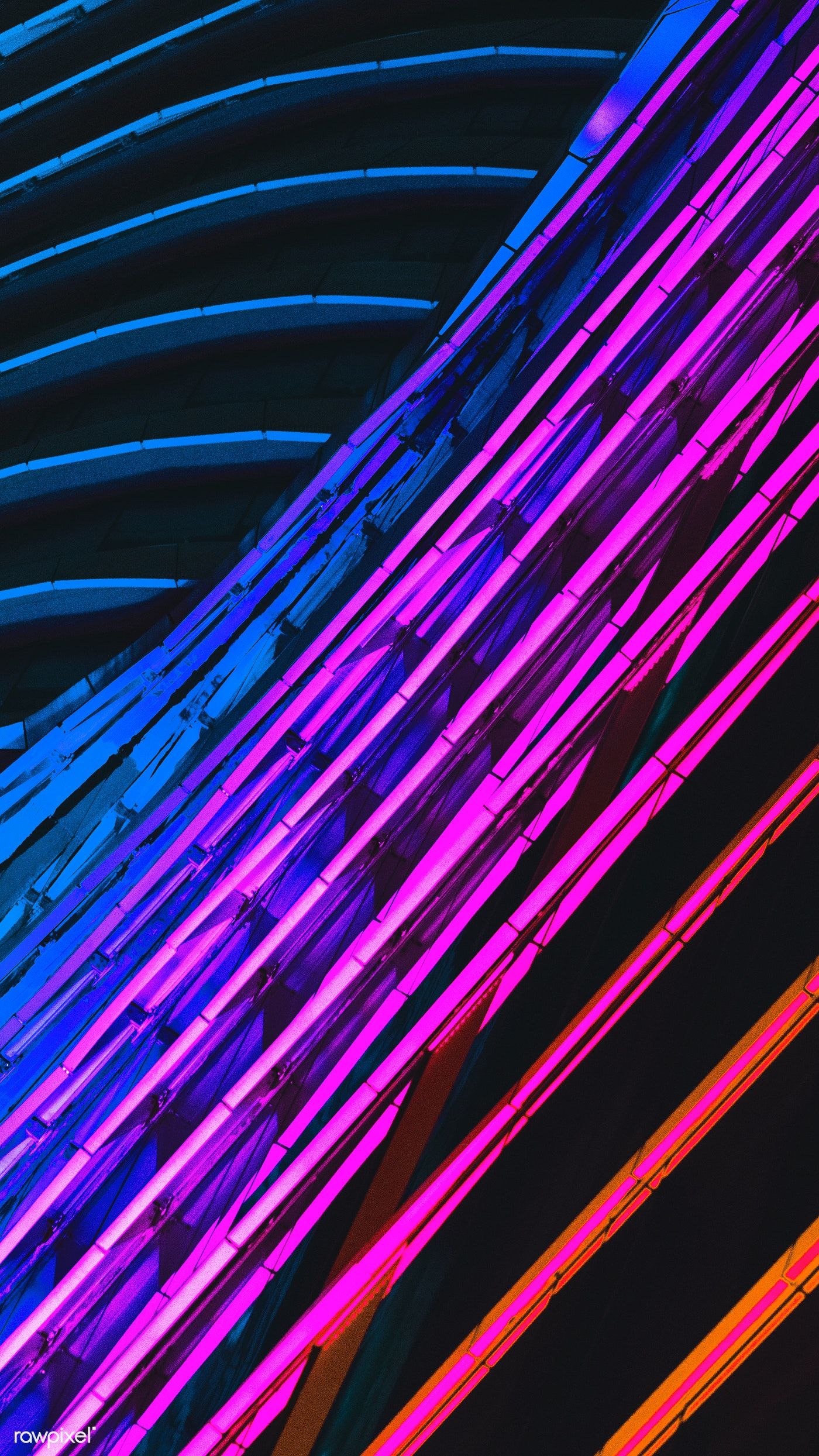 Colorful 8K Neon Lines Wallpapers