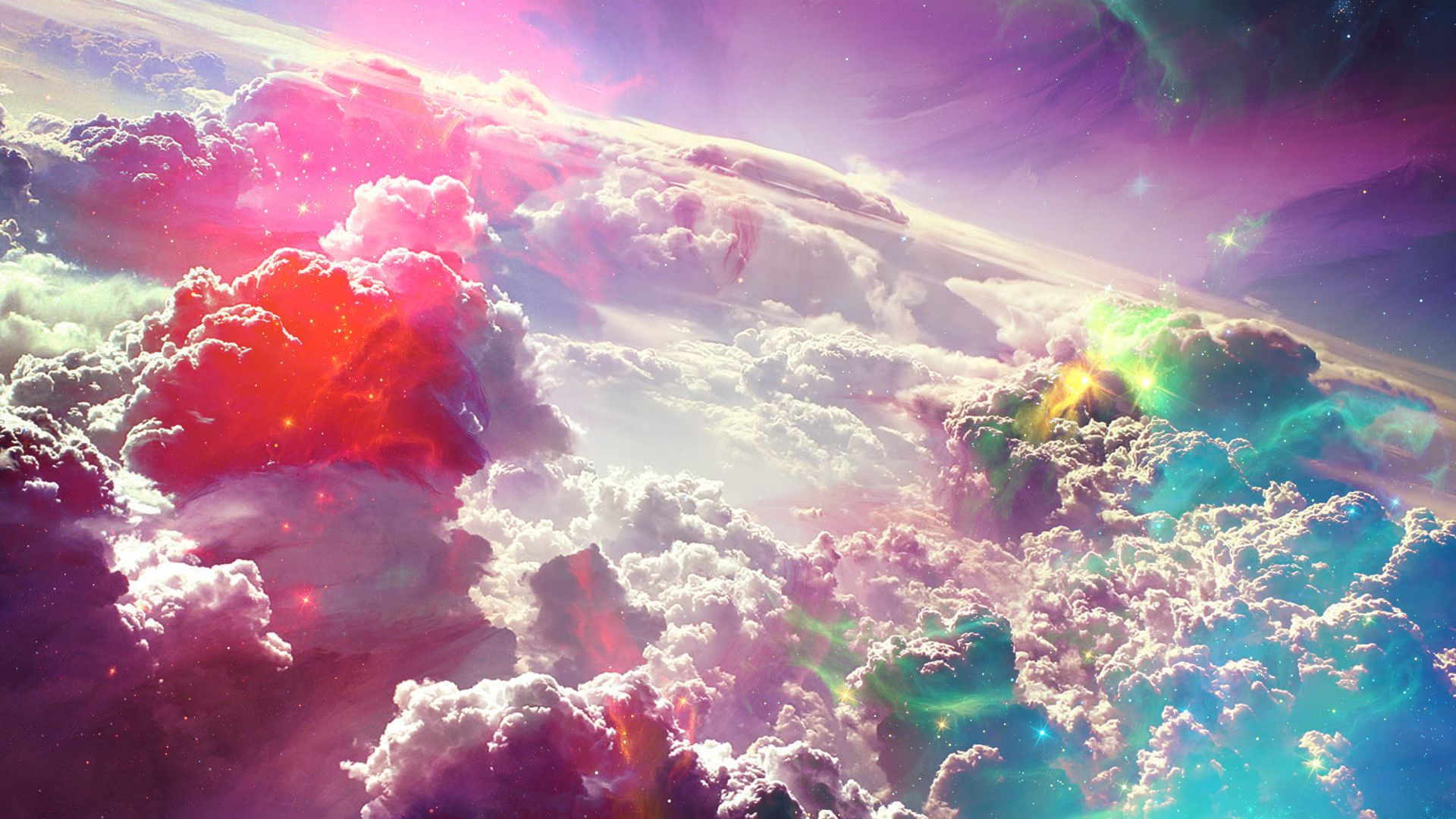 Colorful Clouds Abstract 4K Wallpapers