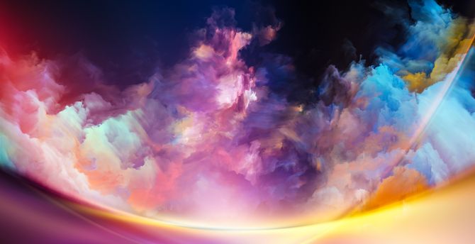 Colorful Clouds Abstract 4K Wallpapers