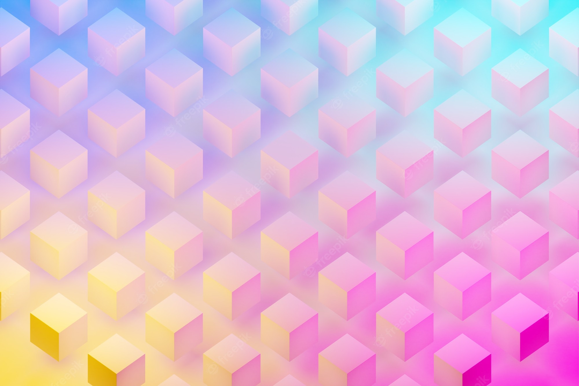 Colorful Parallelogram Pattern Wallpapers