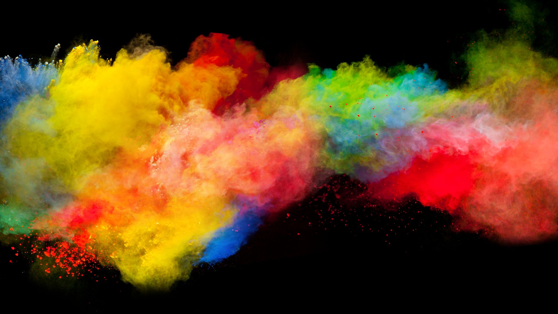 Colorful Powder Explosion Wallpapers