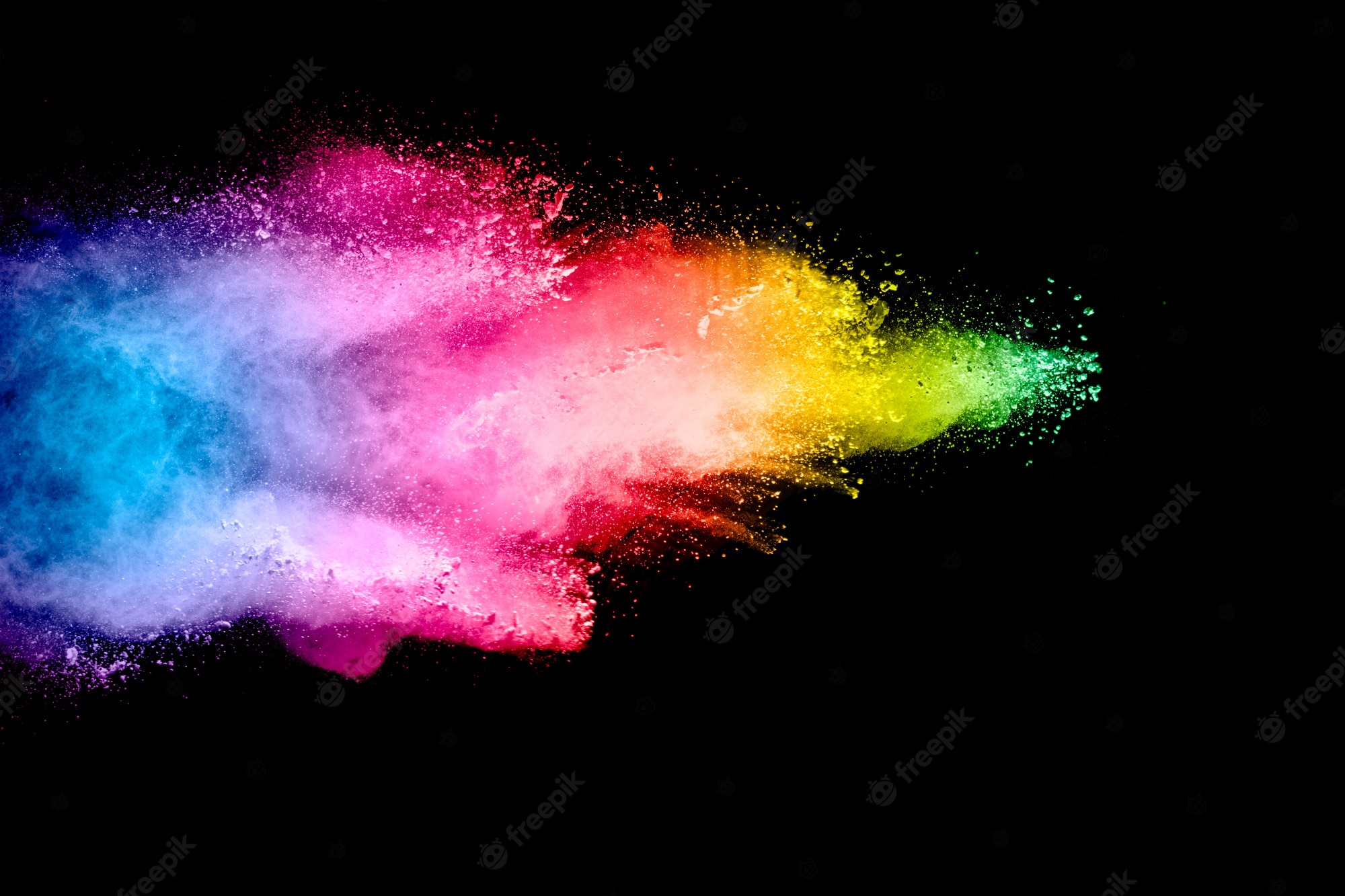 Colorful Powder Explosion Wallpapers