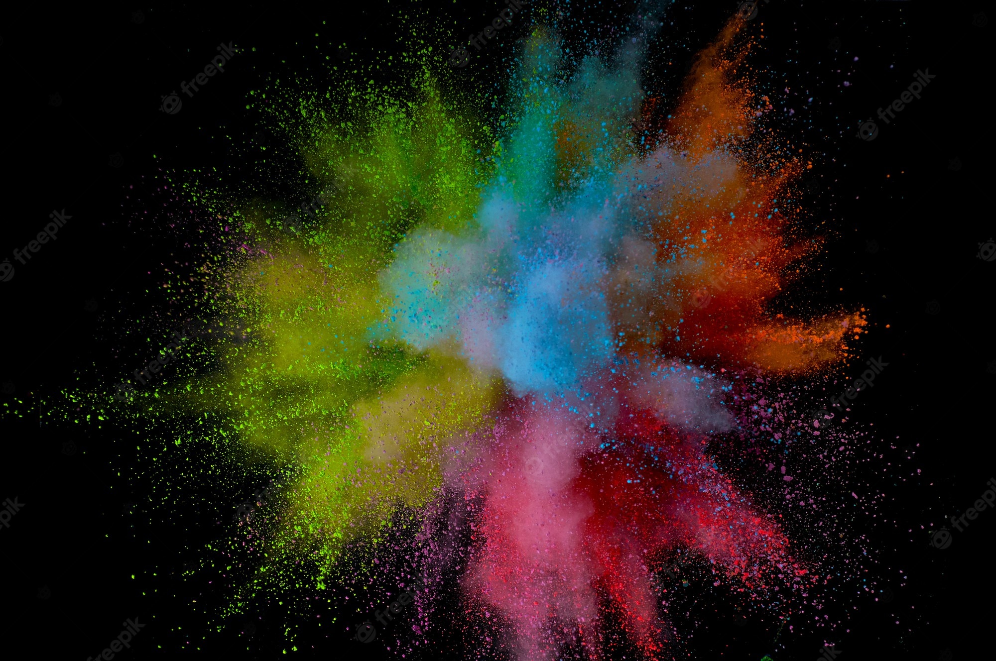 Colorful Powder Explosion Wallpapers