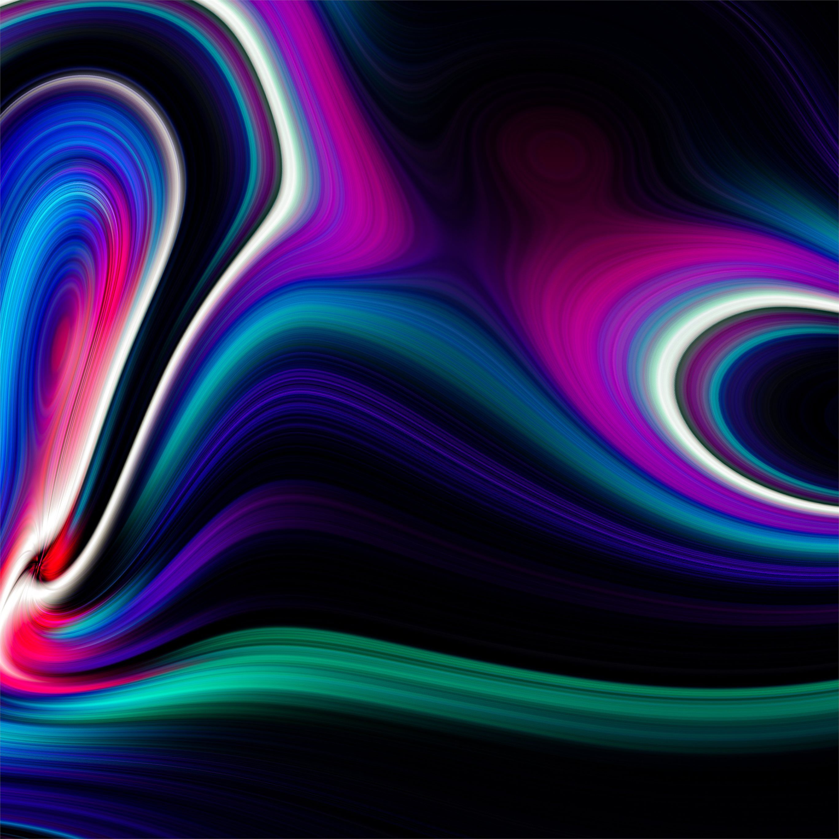 Cool Abstract Swirls Shape Art Wallpapers