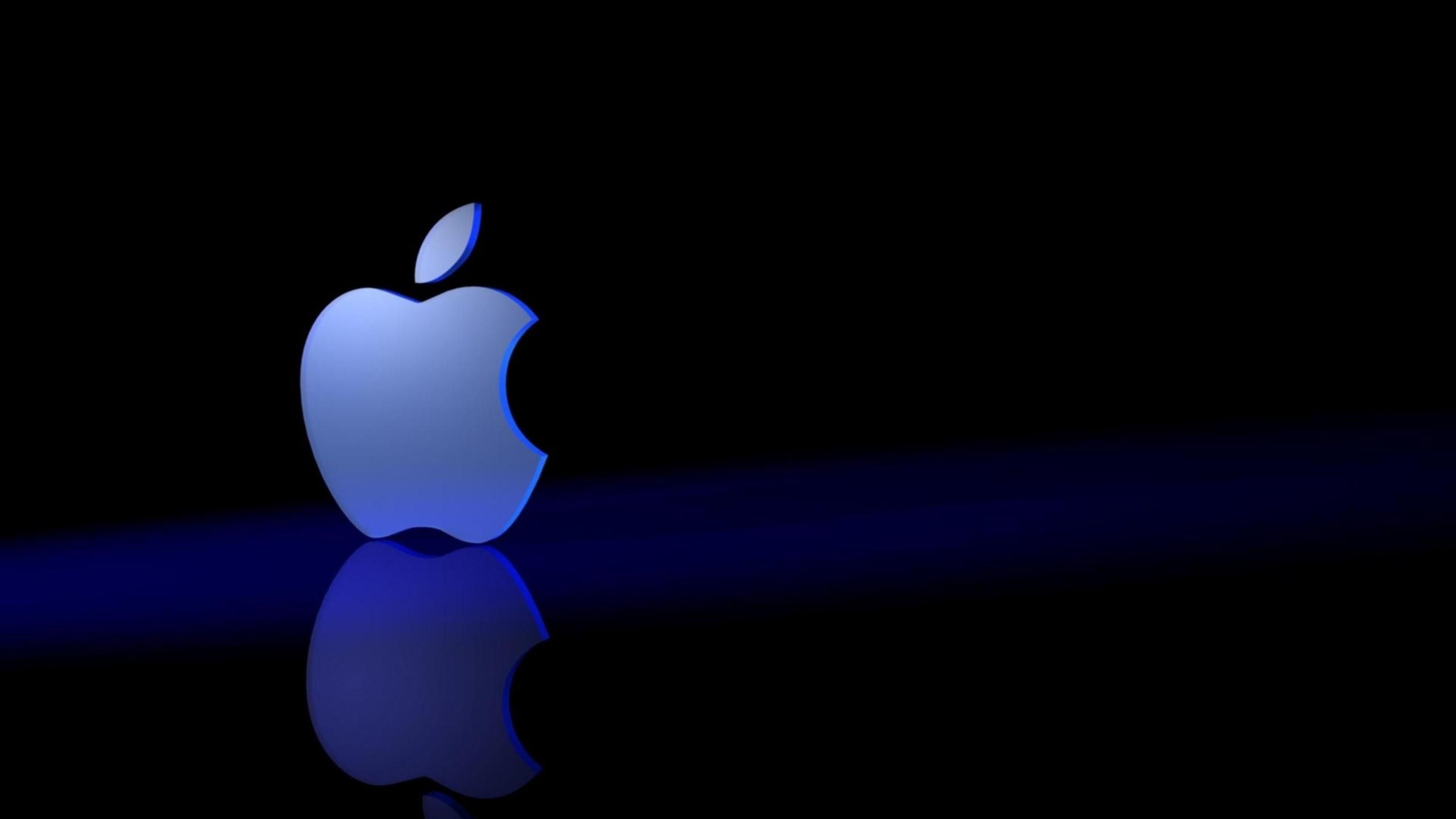 Cool Apple Logo Gradient Line Wallpapers