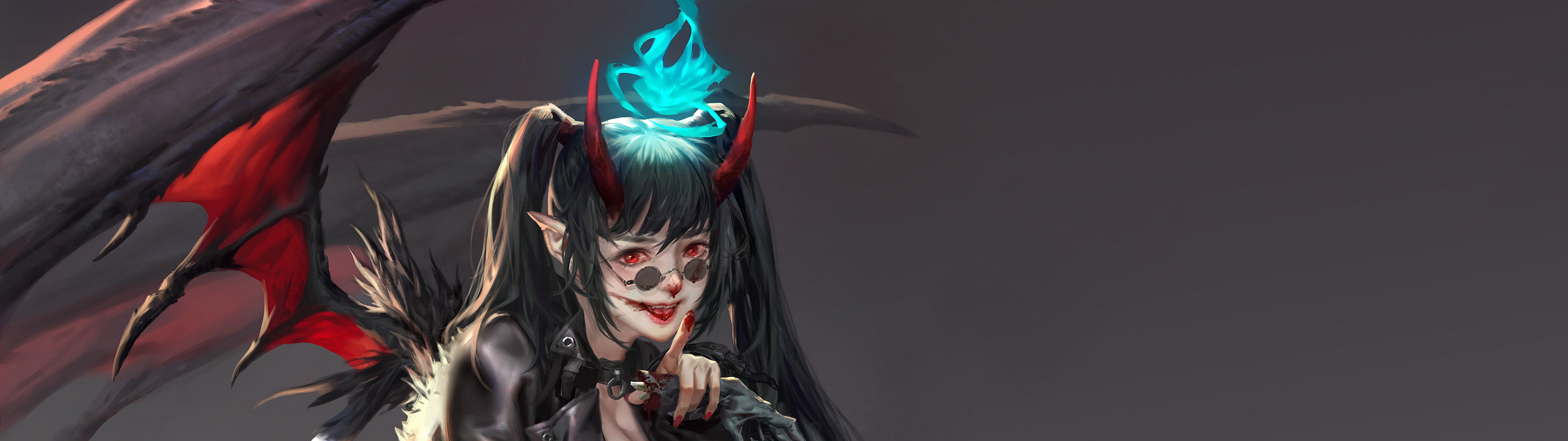 Cool Demon Girl Art Wallpapers