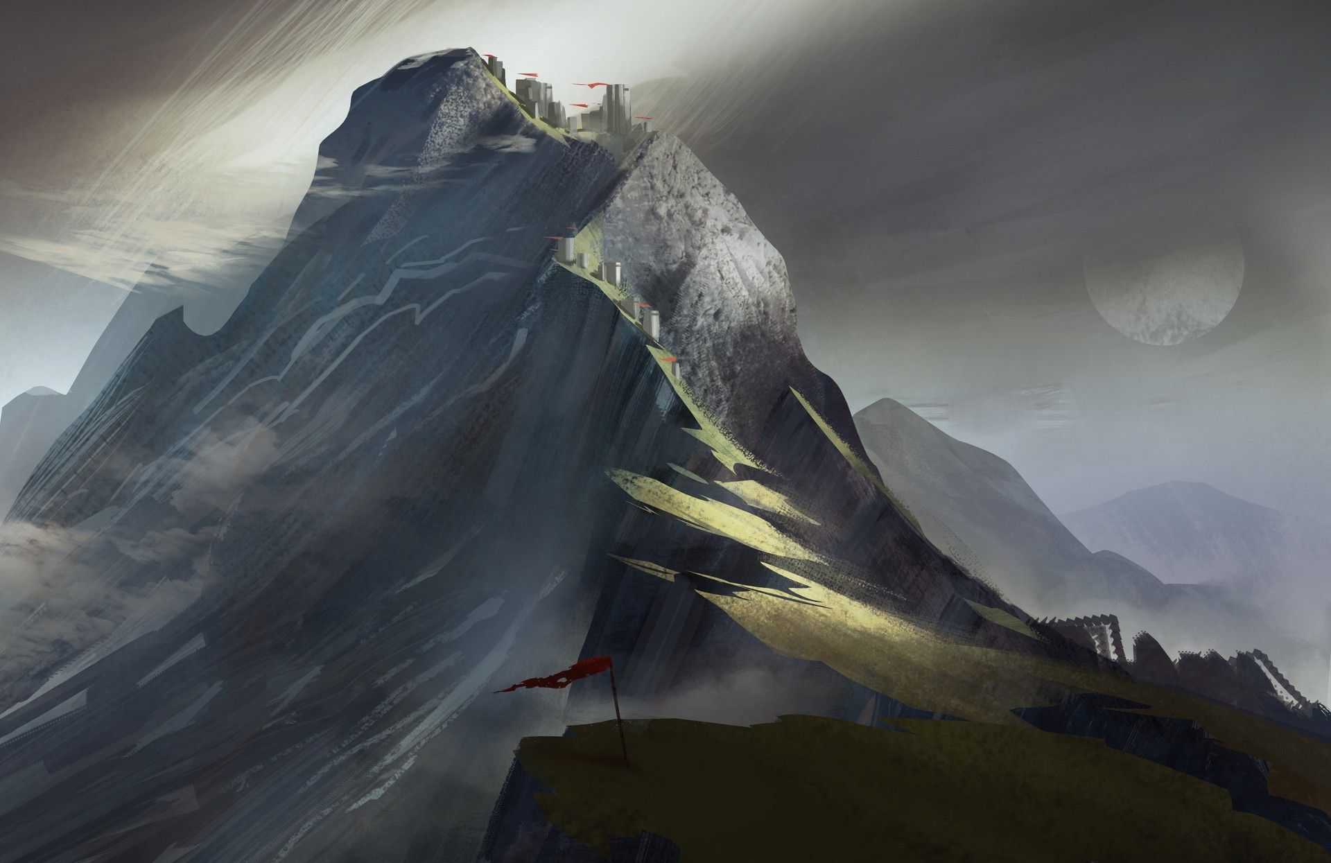 Cool Mountain Fantasy Art Wallpapers