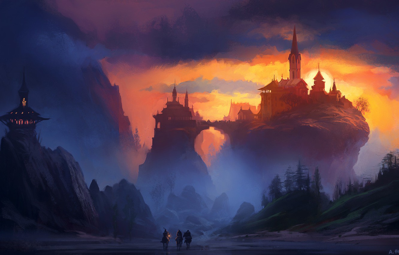 Cool Mountain Fantasy Art Wallpapers