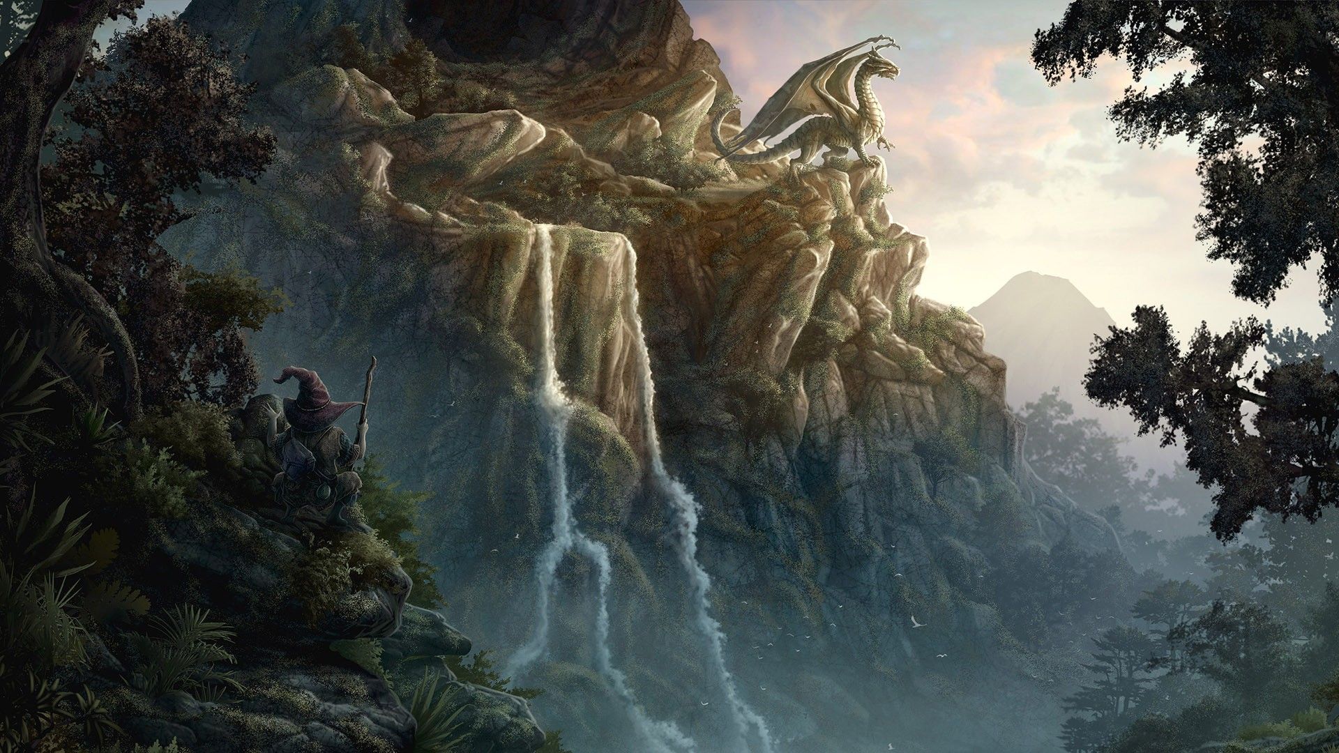 Cool Mountain Fantasy Art Wallpapers