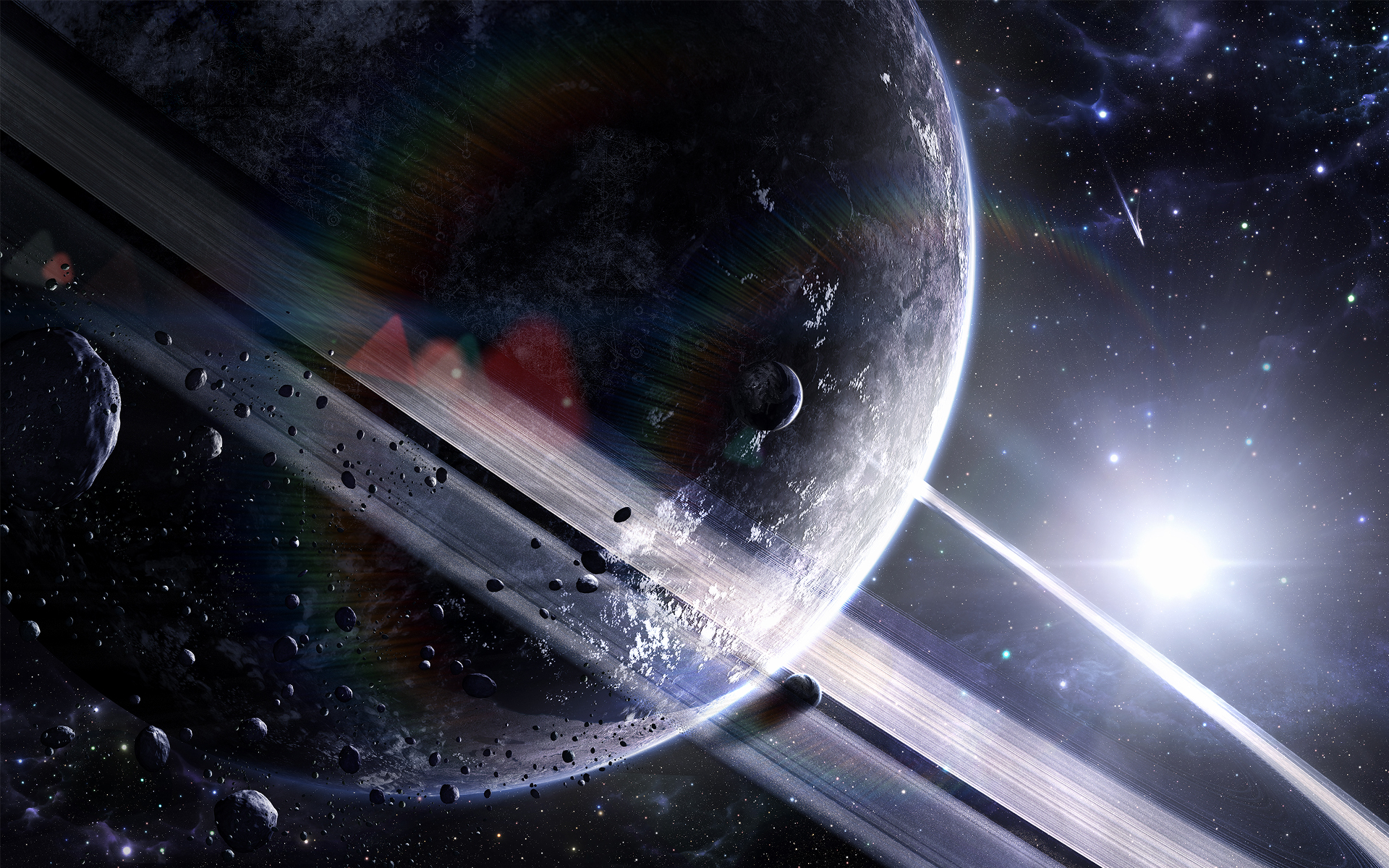 Cool Planetary Ring Wallpapers
