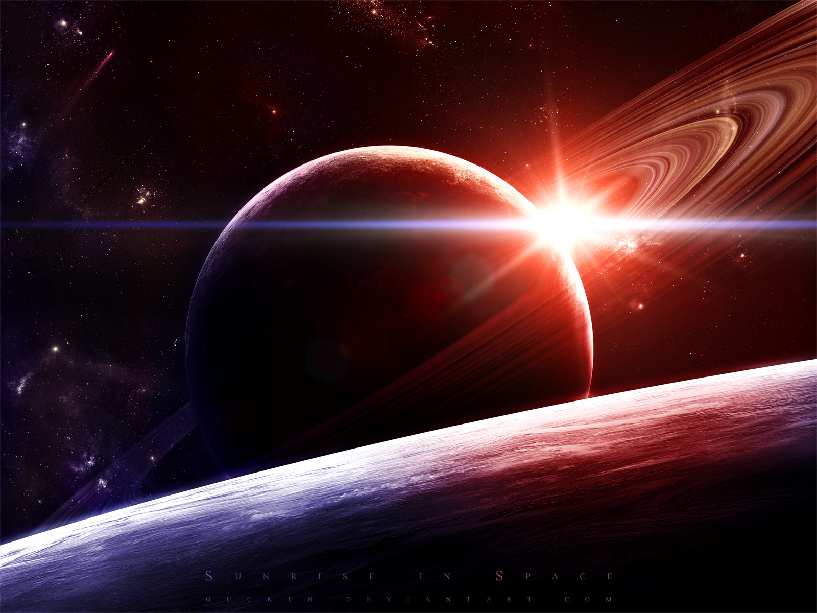 Cool Planetary Ring Wallpapers