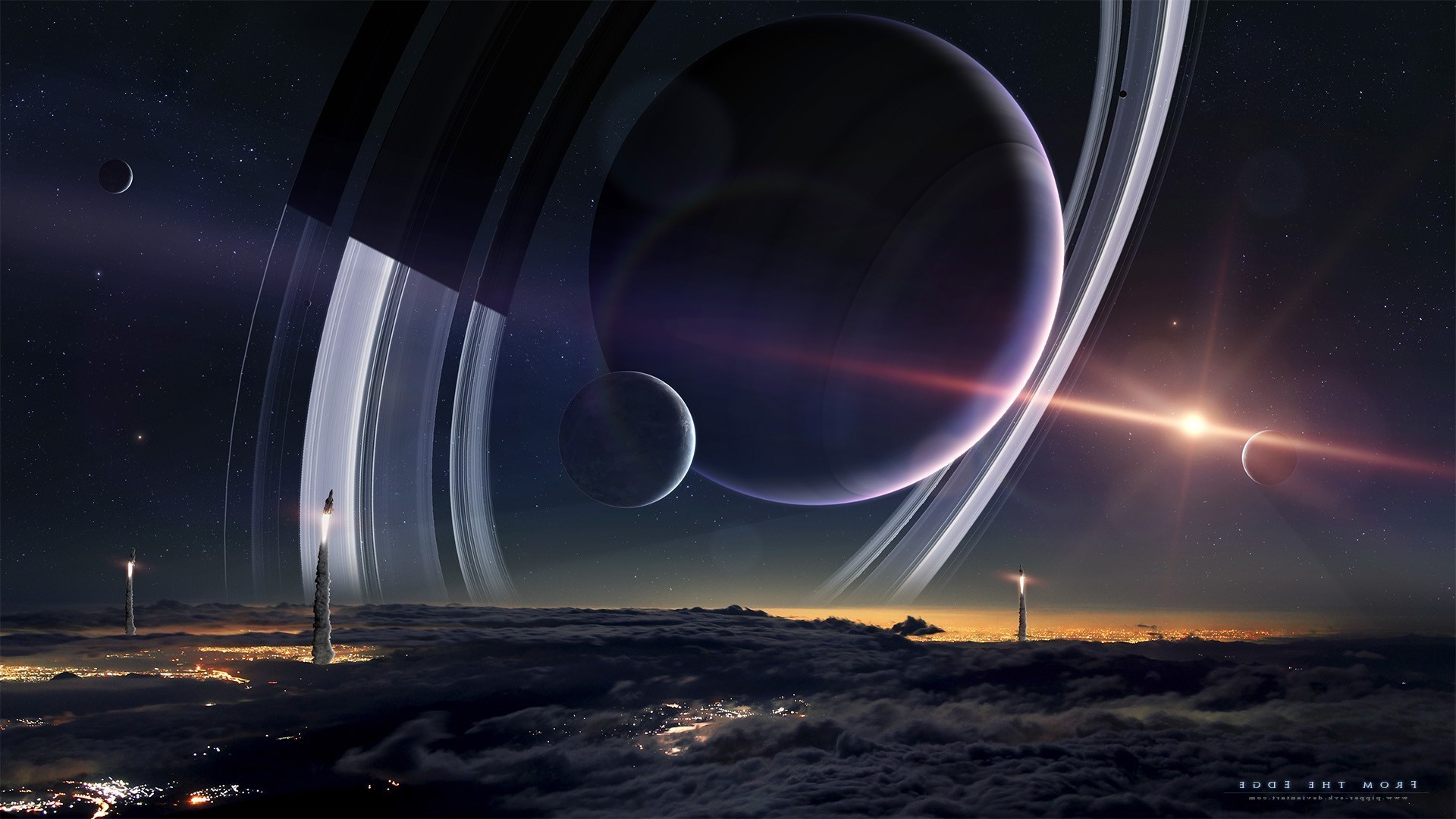 Cool Planetary Ring Wallpapers