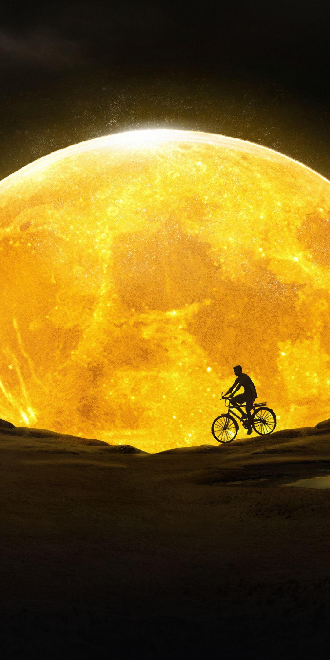 Cool Riding Bike At Night Wallpapers