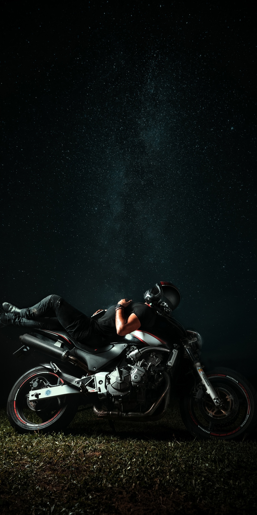 Cool Riding Bike At Night Wallpapers