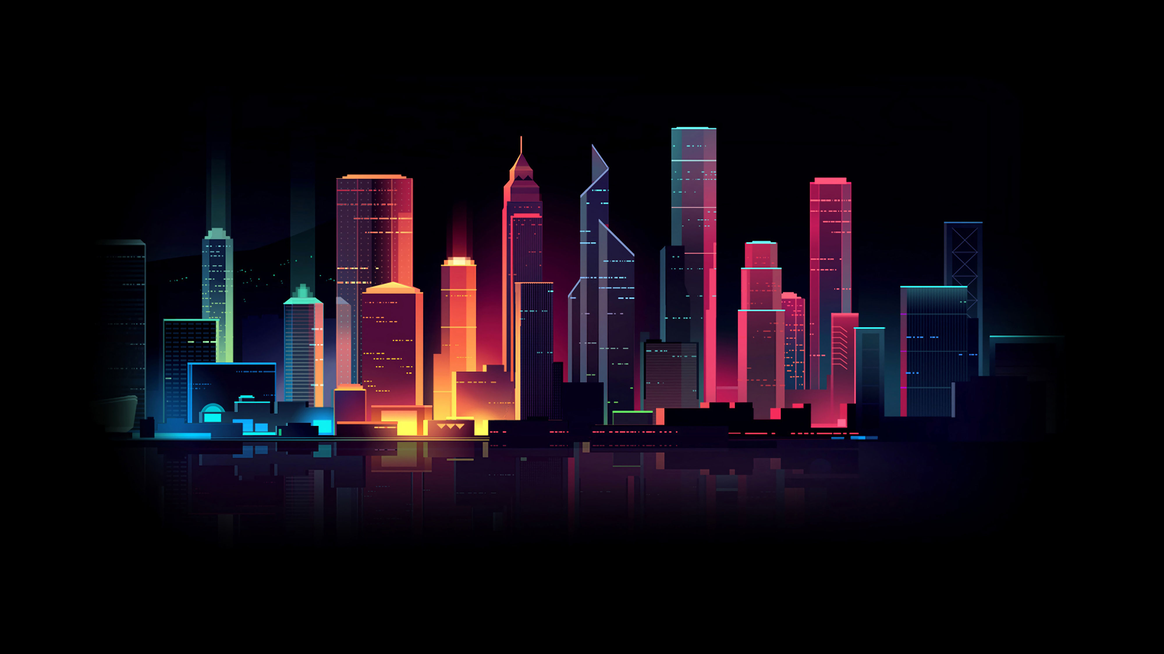 Couple Cityscape 4K Wallpapers