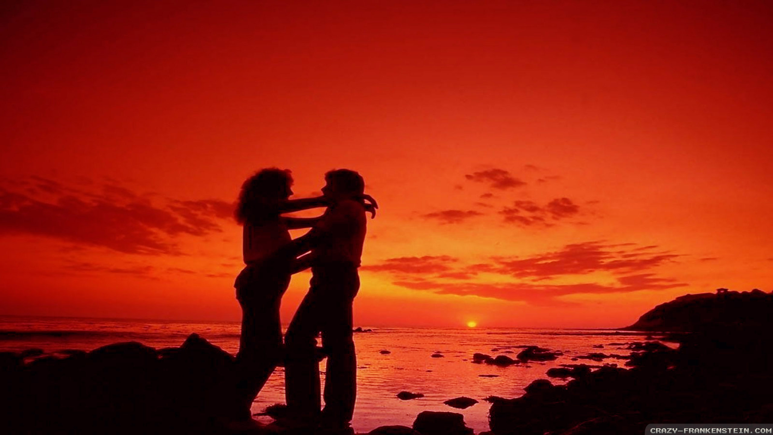 Couple In Sunrise Wallpapers