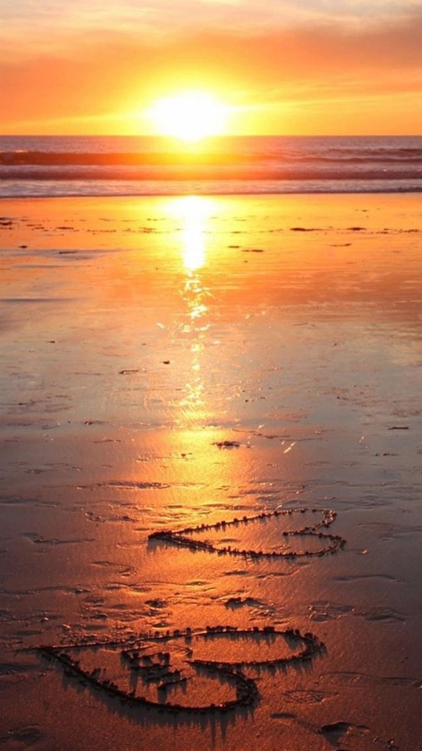 Couple On The Beach Sunset Wallpapers