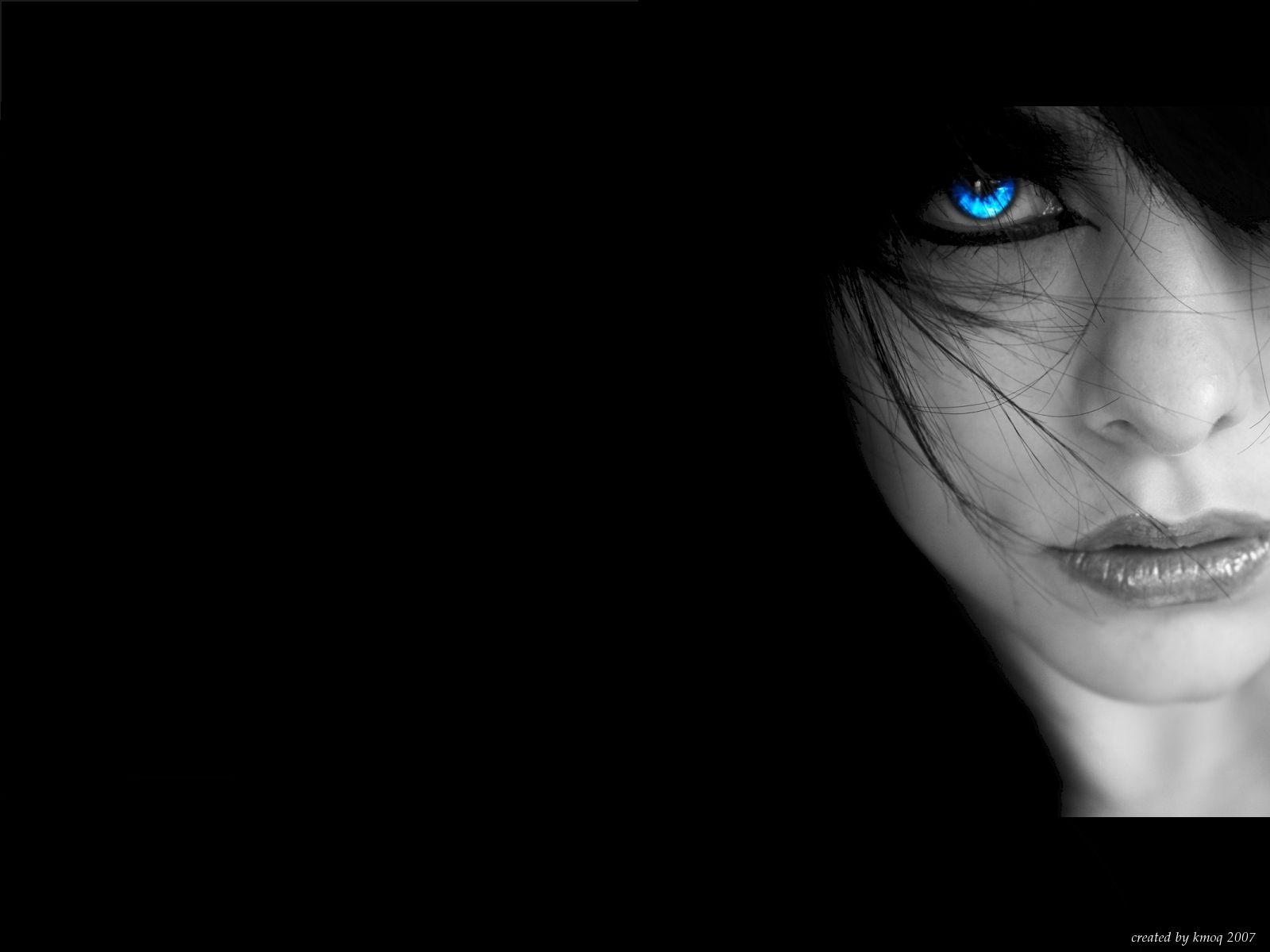 Creepy Blue Eye Wallpapers