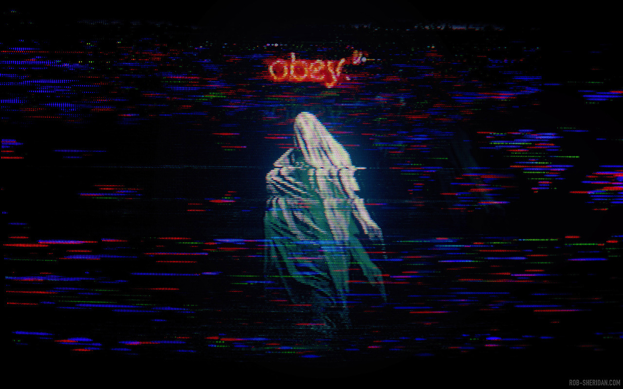 Creepy Glitched Art Wallpapers