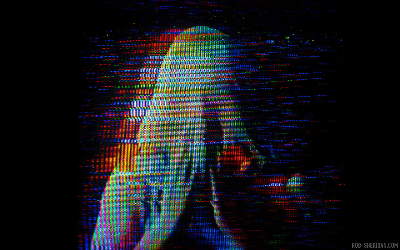 Creepy Glitched Art Wallpapers