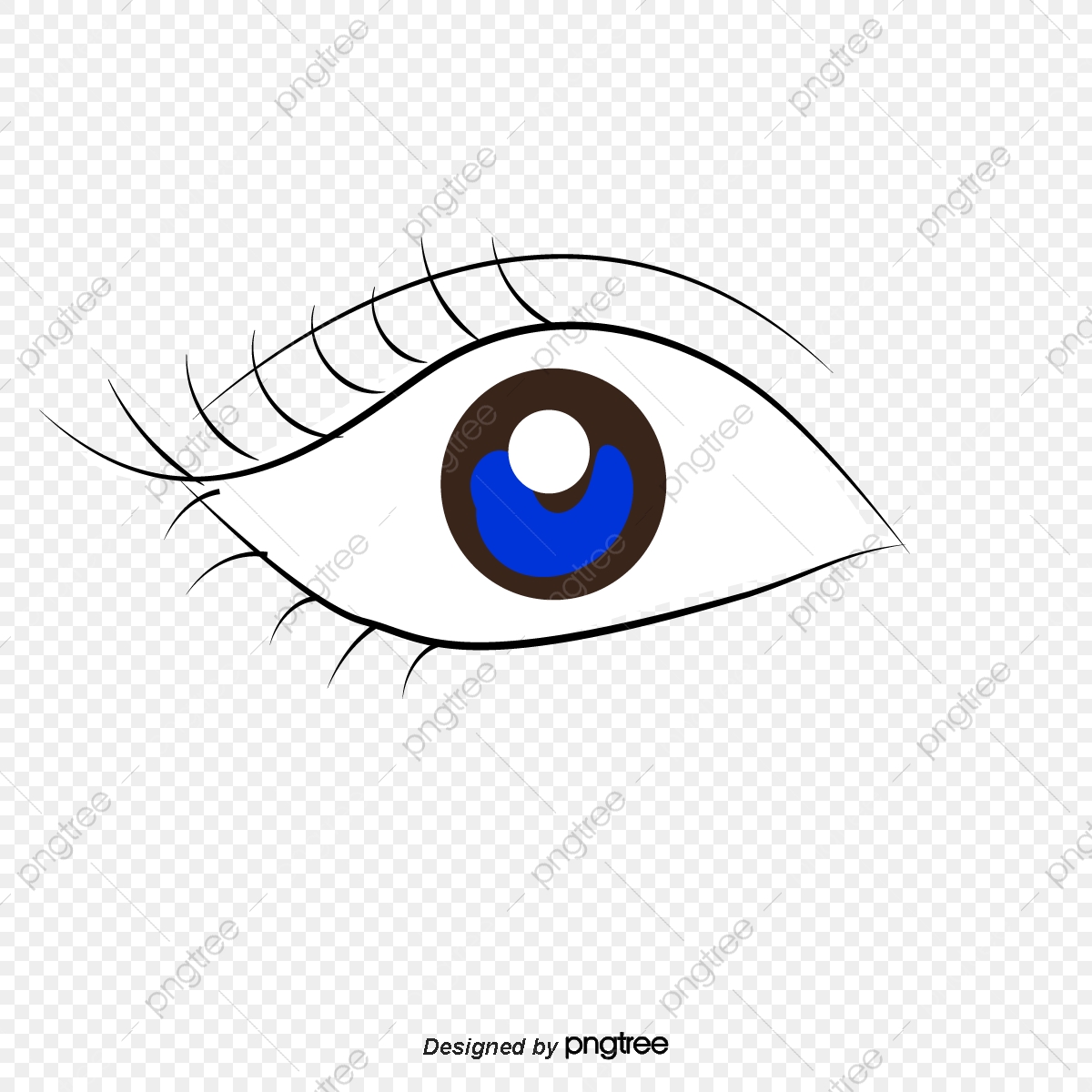 Cute Blue Eyes Minimal Artwork Wallpapers