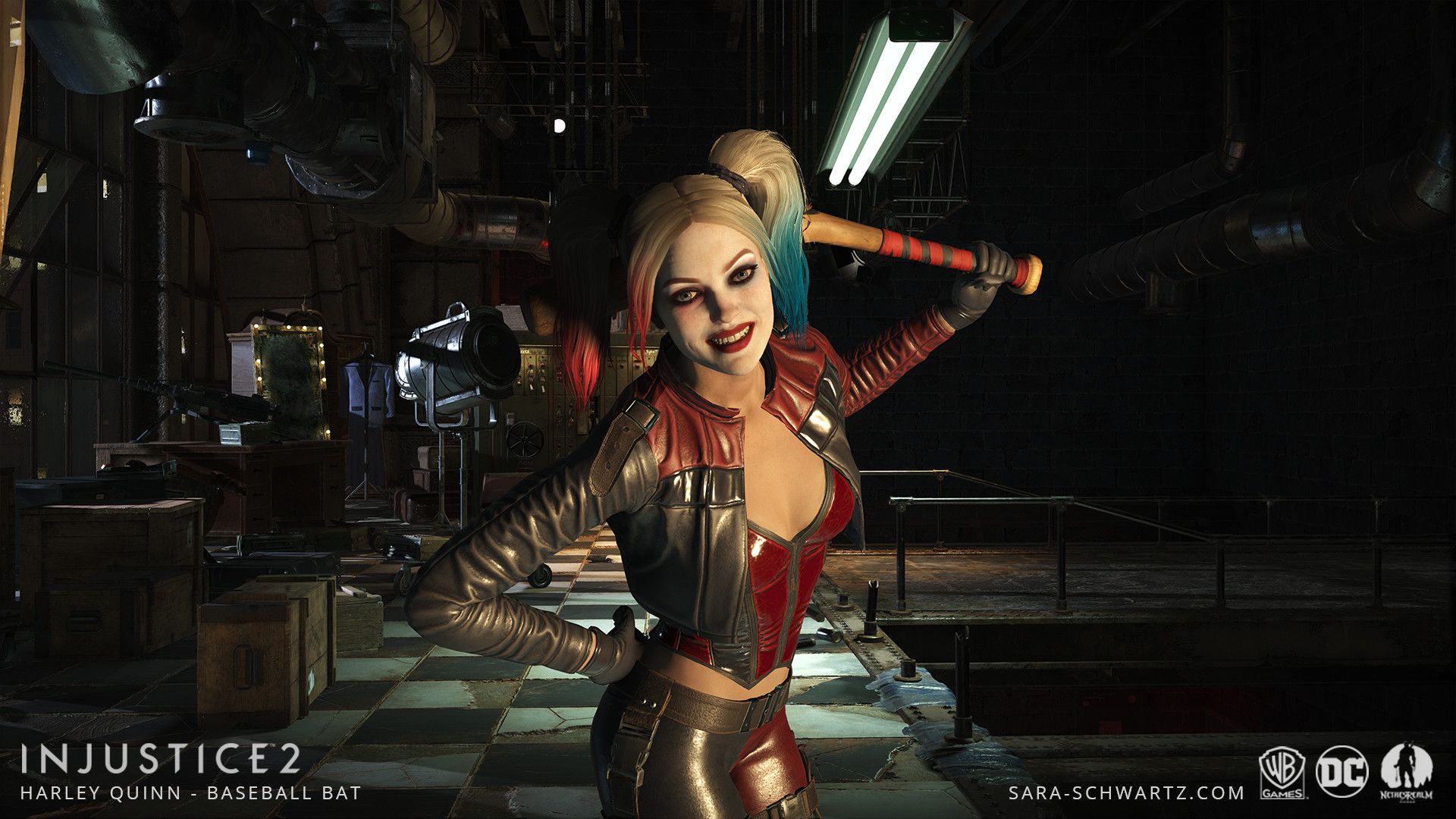 Cute Harley Quinn With Baseball Bat Wallpapers