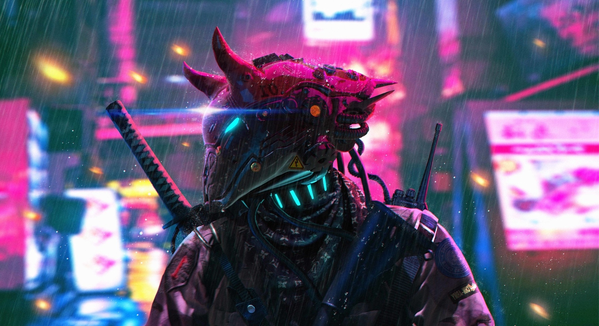 Cyberpunk Futuristic Warrior Wallpapers