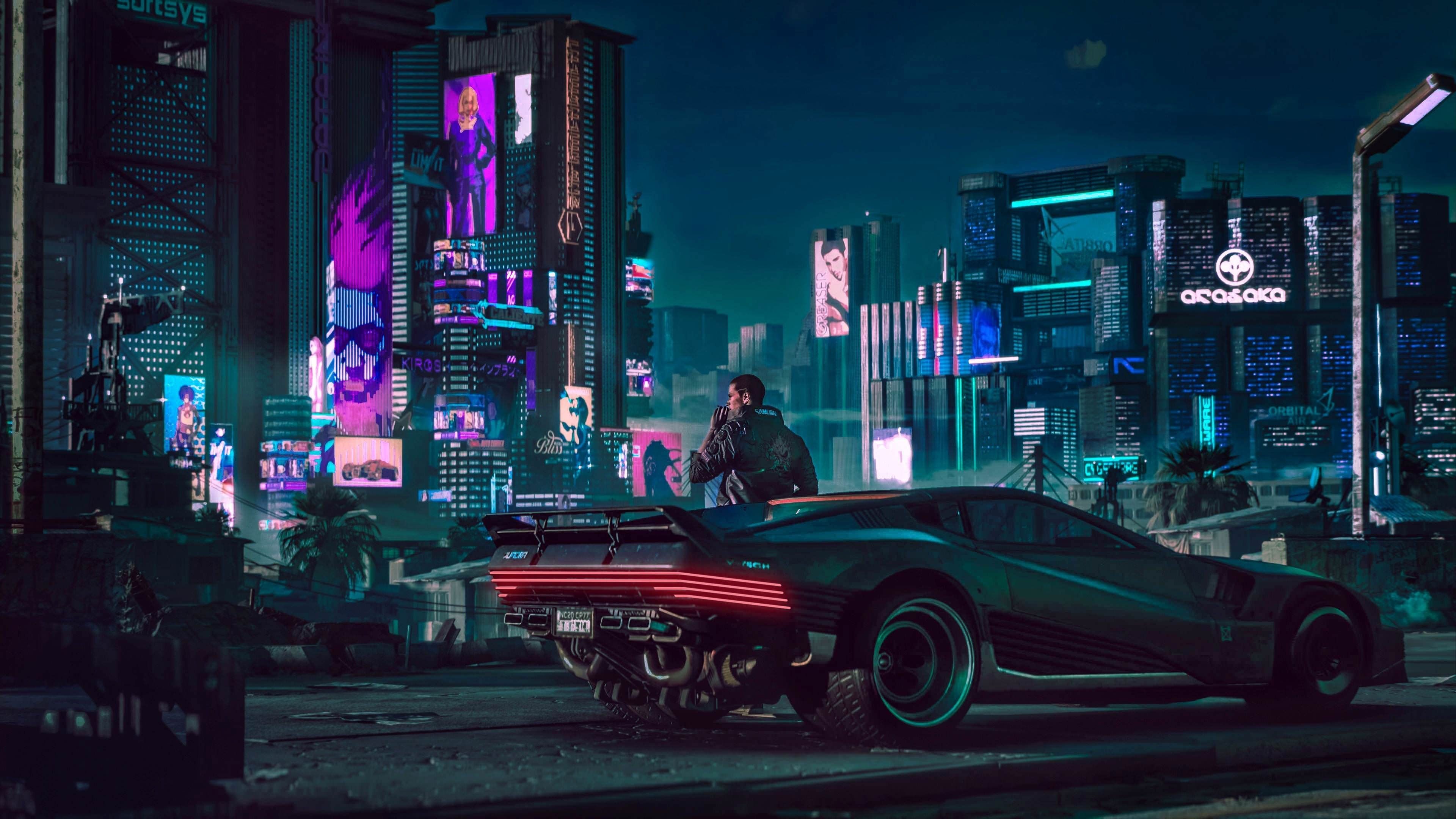 Cyberpunk Girl Futuristic Vehicle Wallpapers