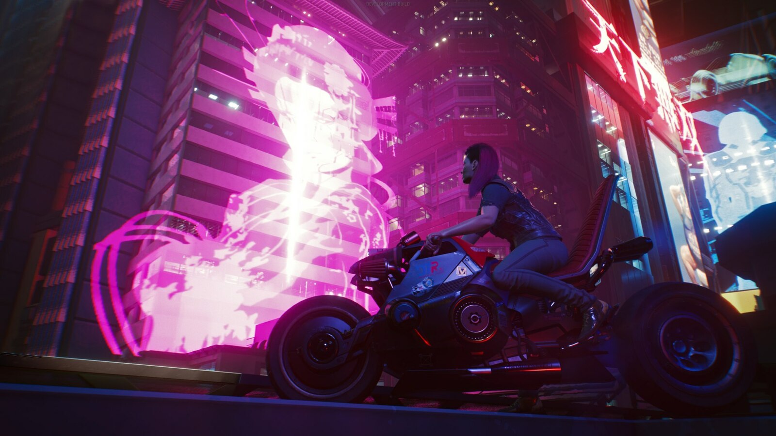 Cyberpunk Motorcycle Girl Wallpapers