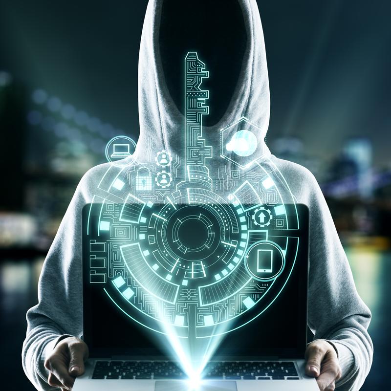 Cyberpunk Robot Hacking Stock Market Wallpapers