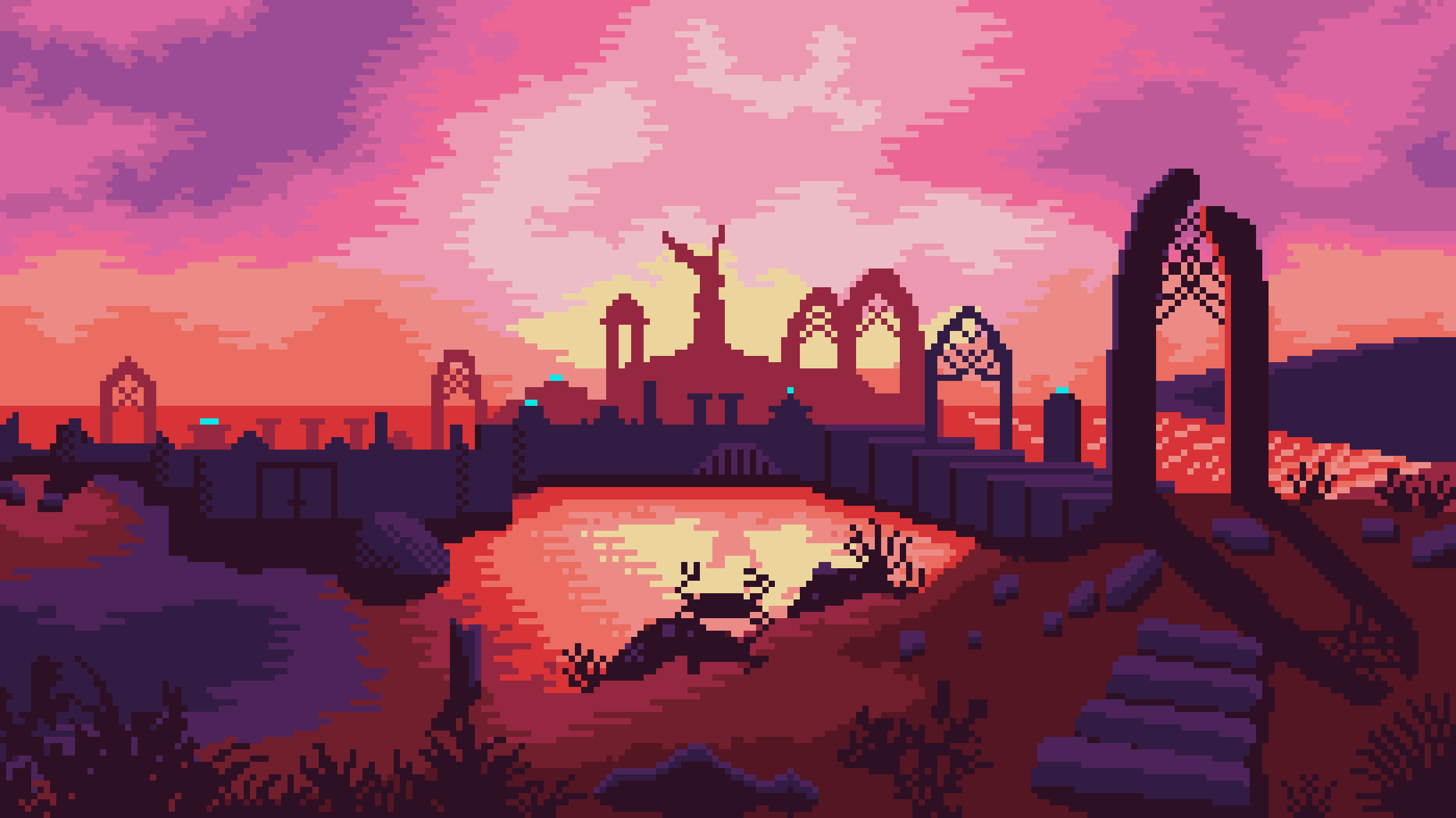 Cyrodiil Pixel Art Wallpapers