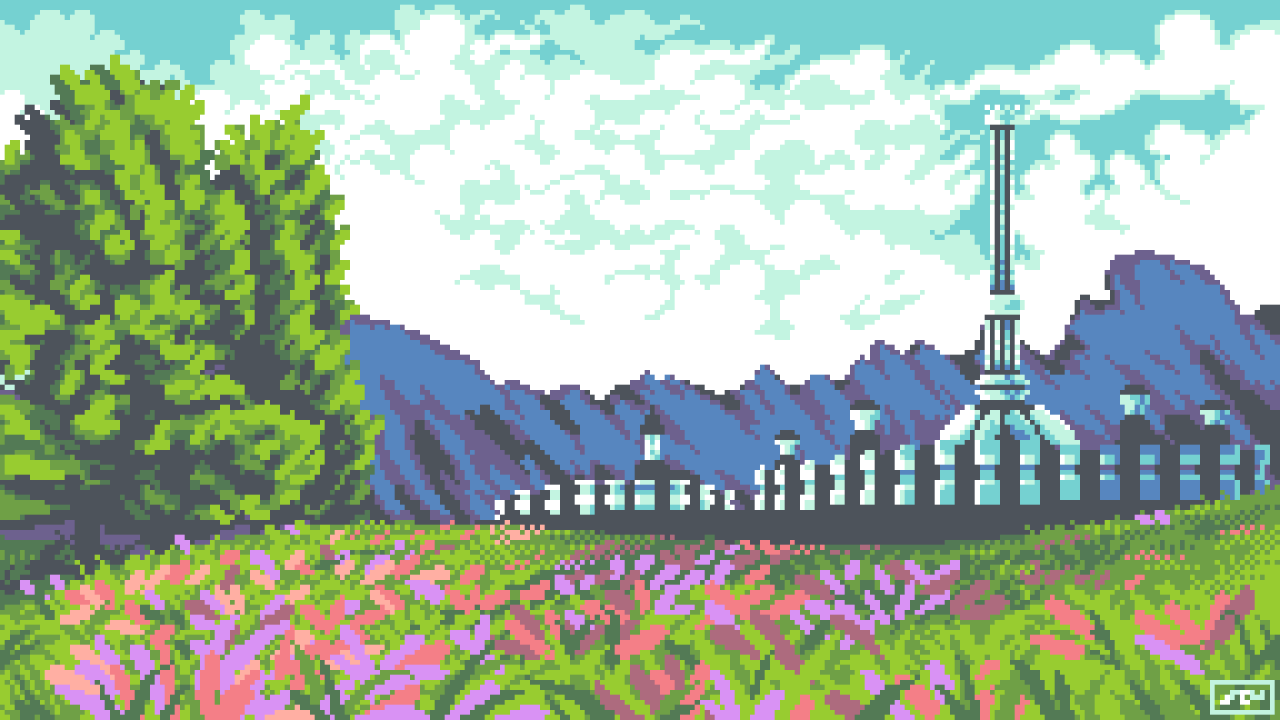 Cyrodiil Pixel Art Wallpapers