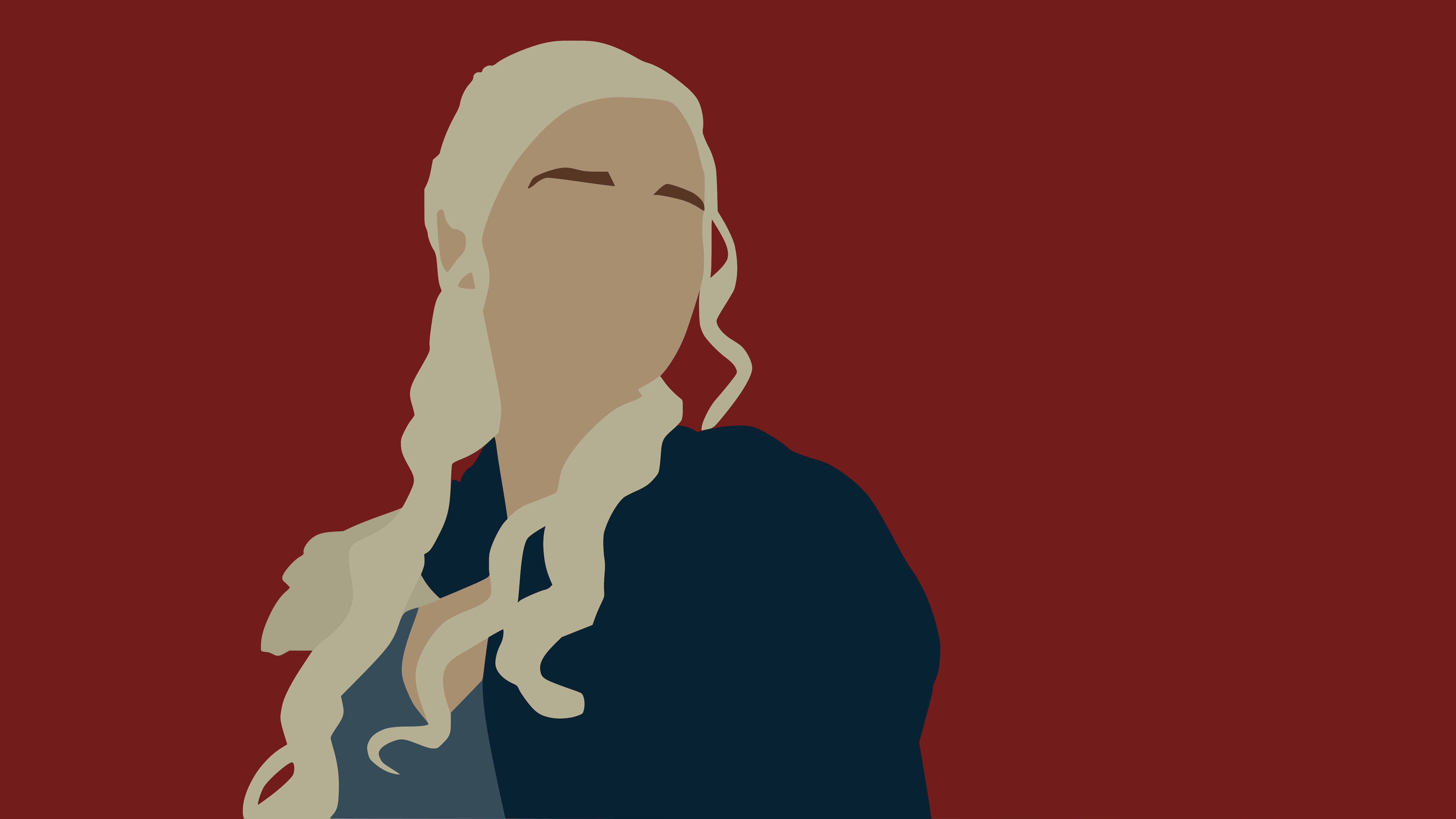 Daenerys Targaryen Minimalism Wallpapers