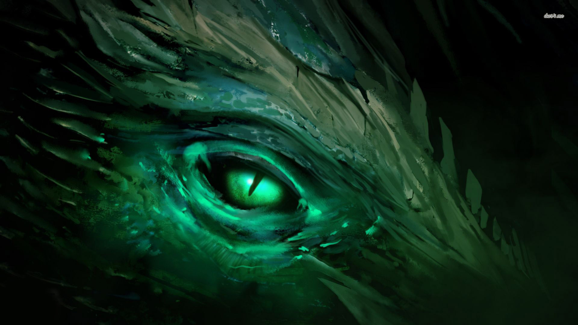 Dark Green Eyes Wallpapers