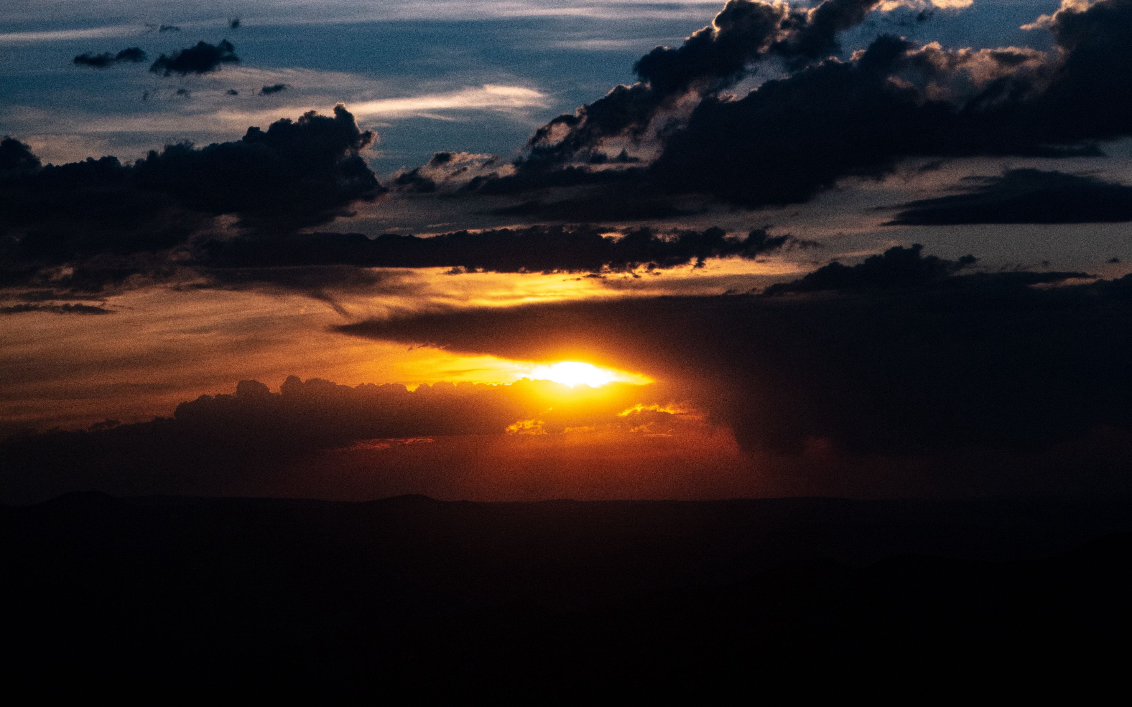 Dark Sunset Clouds Wallpapers