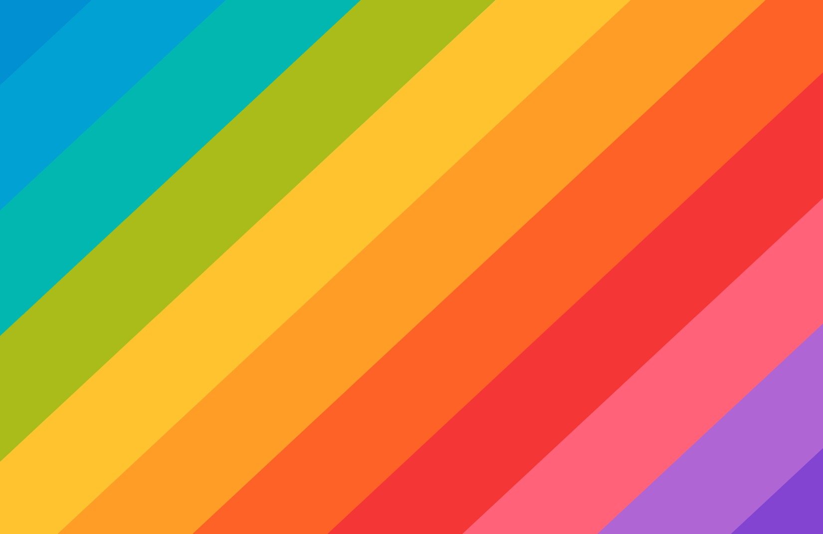 Diagonal Colorful Stripes Art Wallpapers