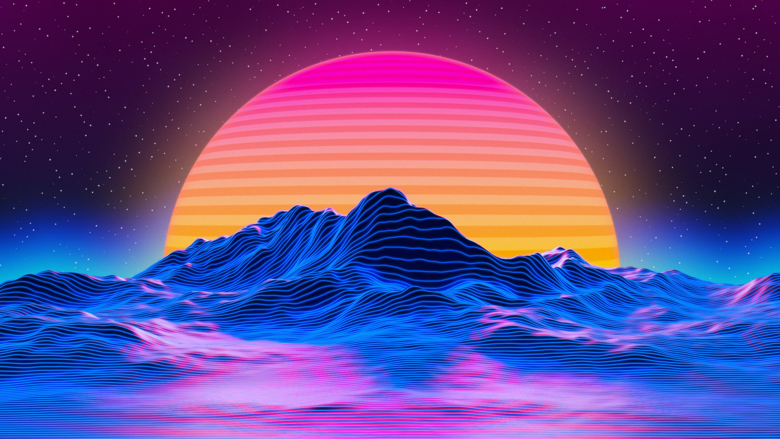 Digital Art Outrun Dark Vaporwave Wallpapers