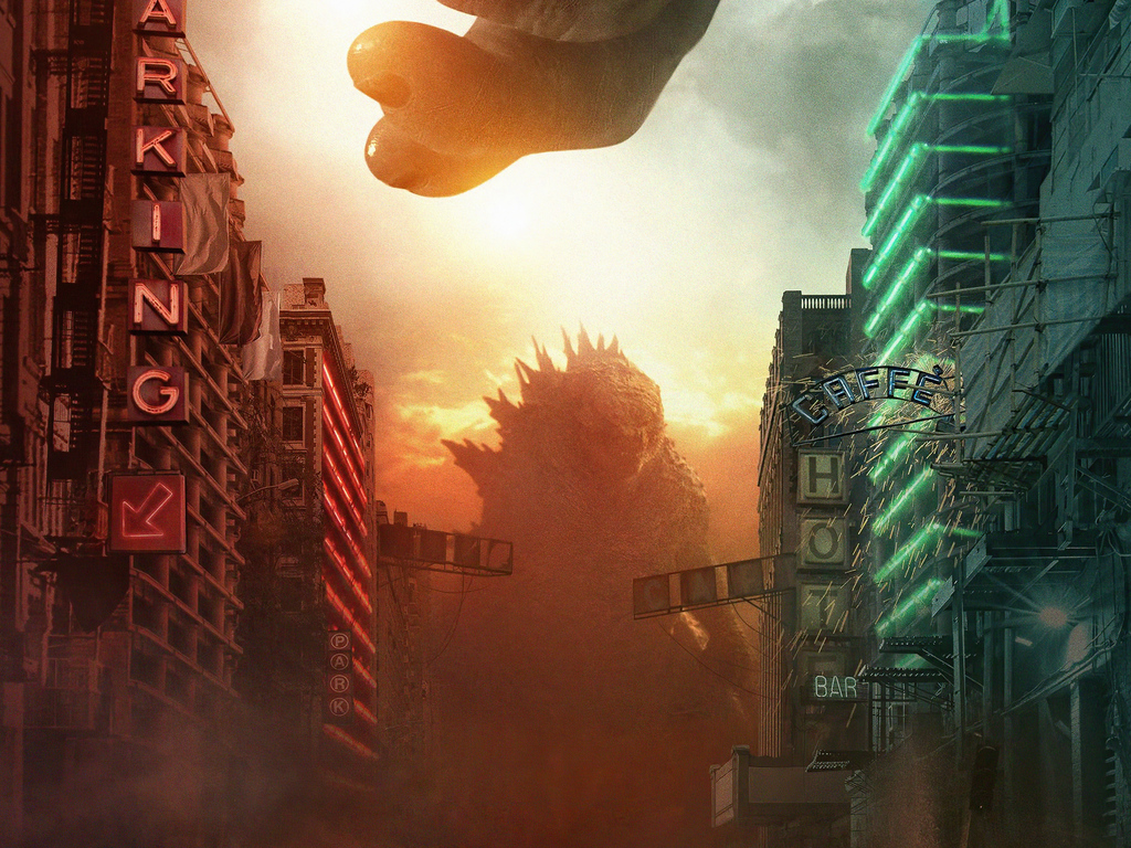 Digital Godzilla Concept Wallpapers