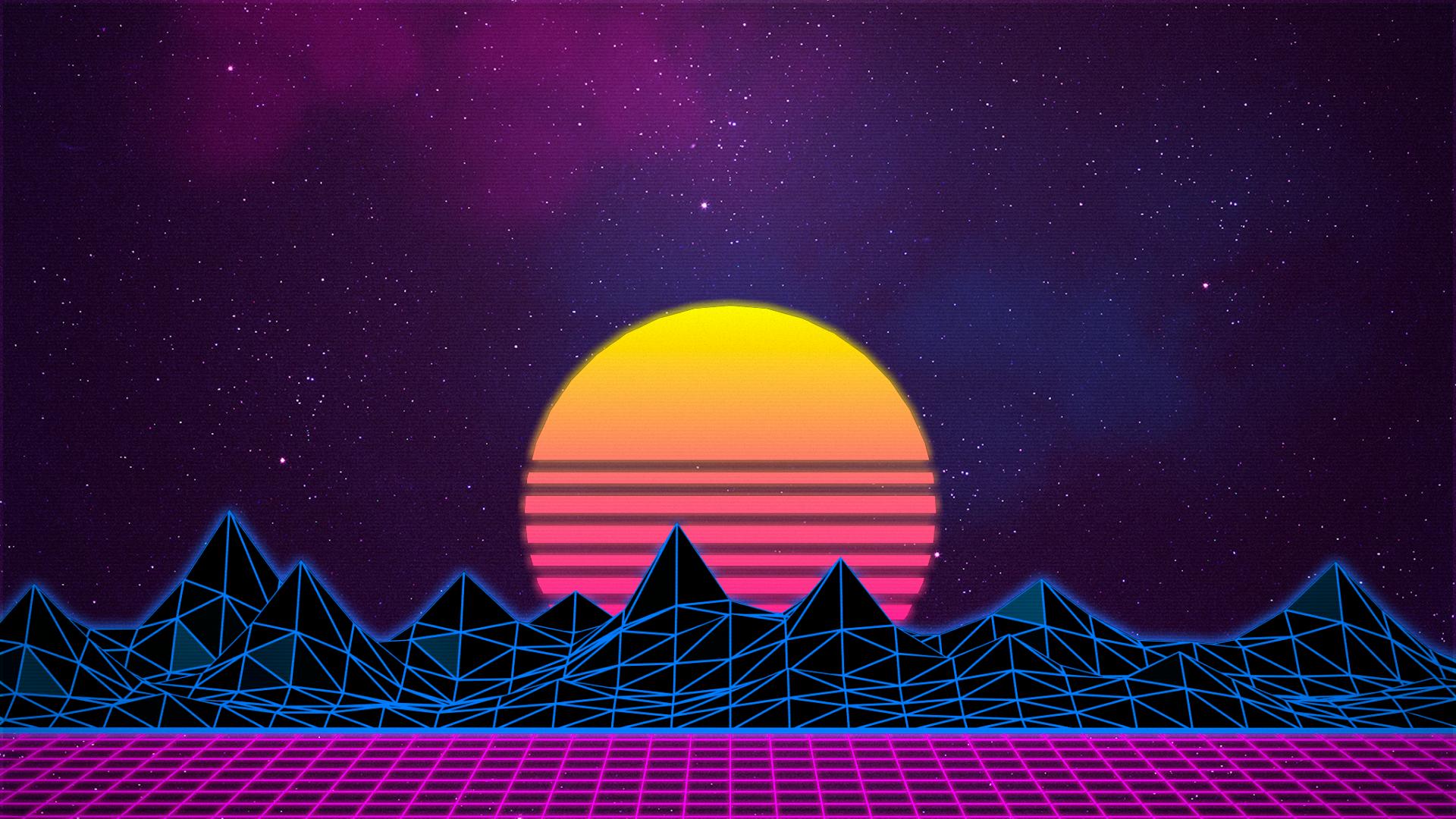 Dithering Outrun Wallpapers